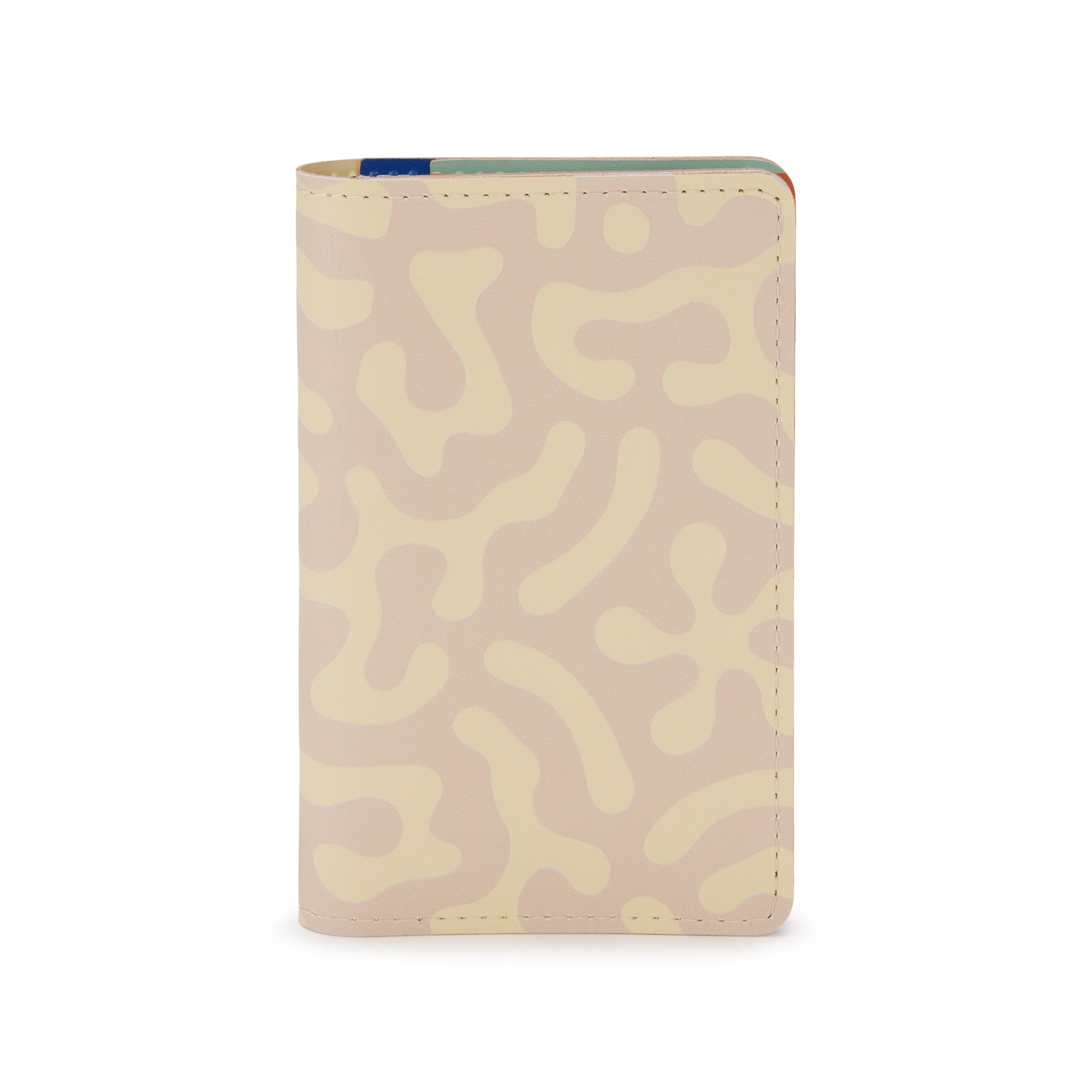 Dusen Dusen Recycled Leather Passport Case - Sand - Image 5