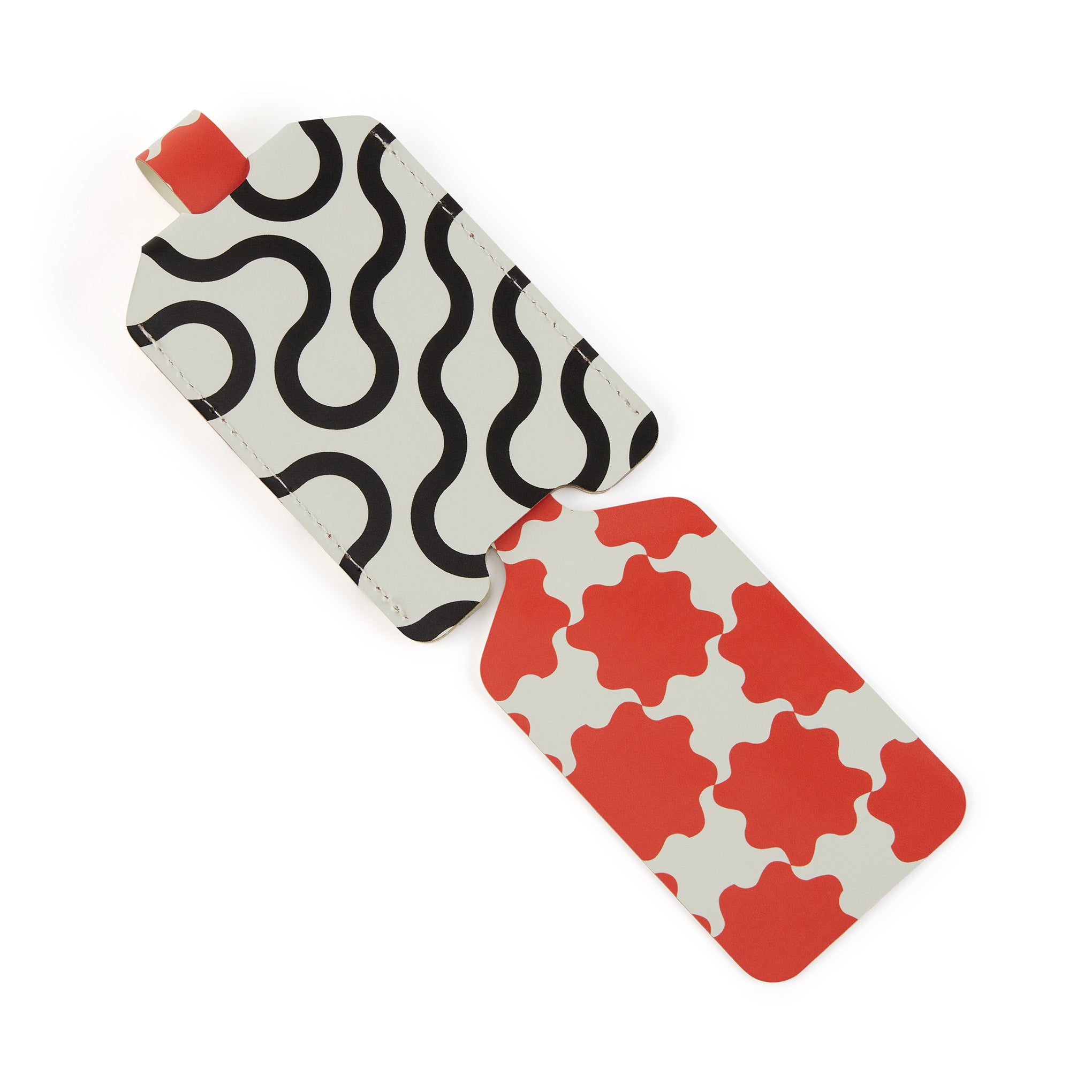 Dusen Dusen Recycled Leather Luggage Tag - Arc - Image 6