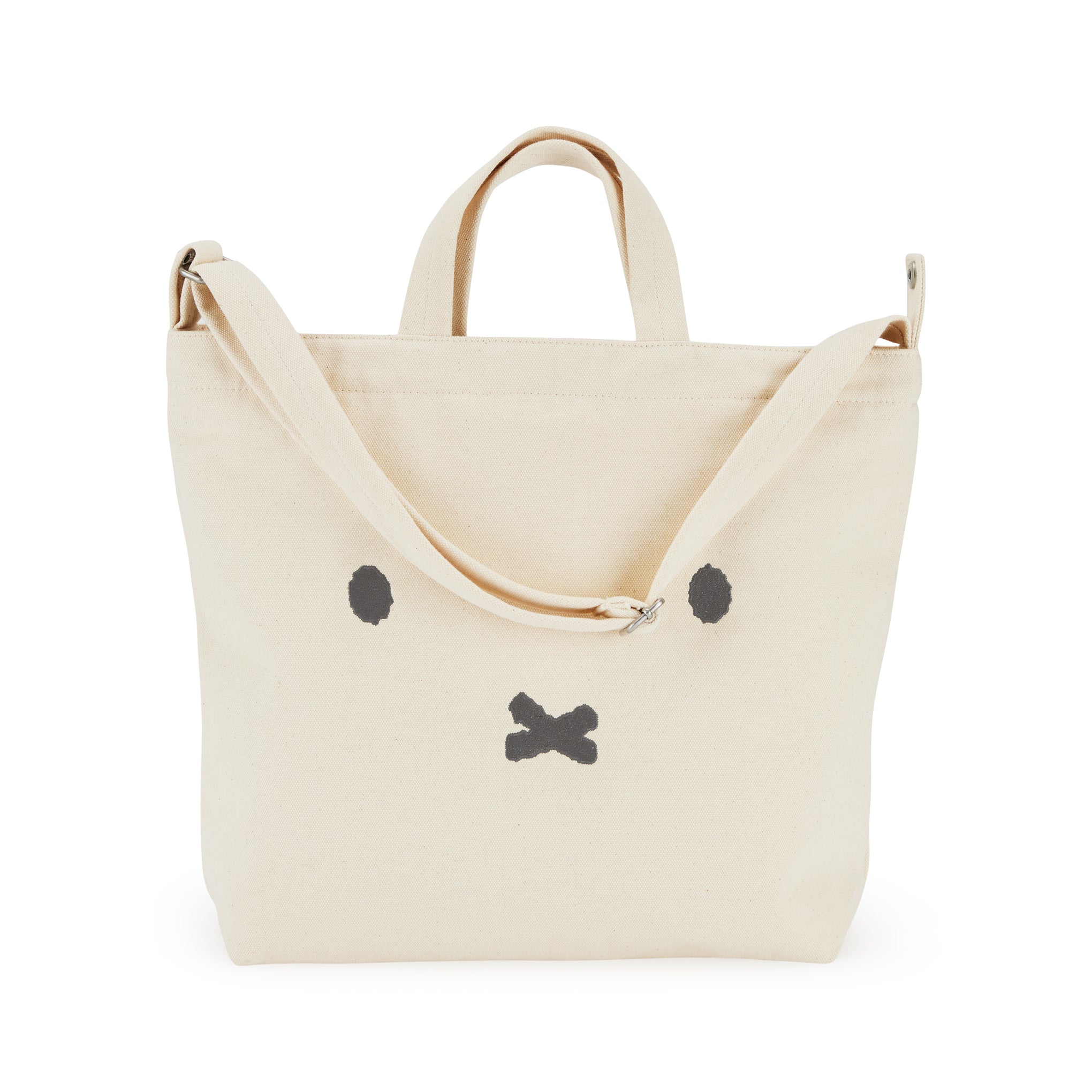 Miffy Baggu Recycled Cotton Horizontal Zip Duck Bag