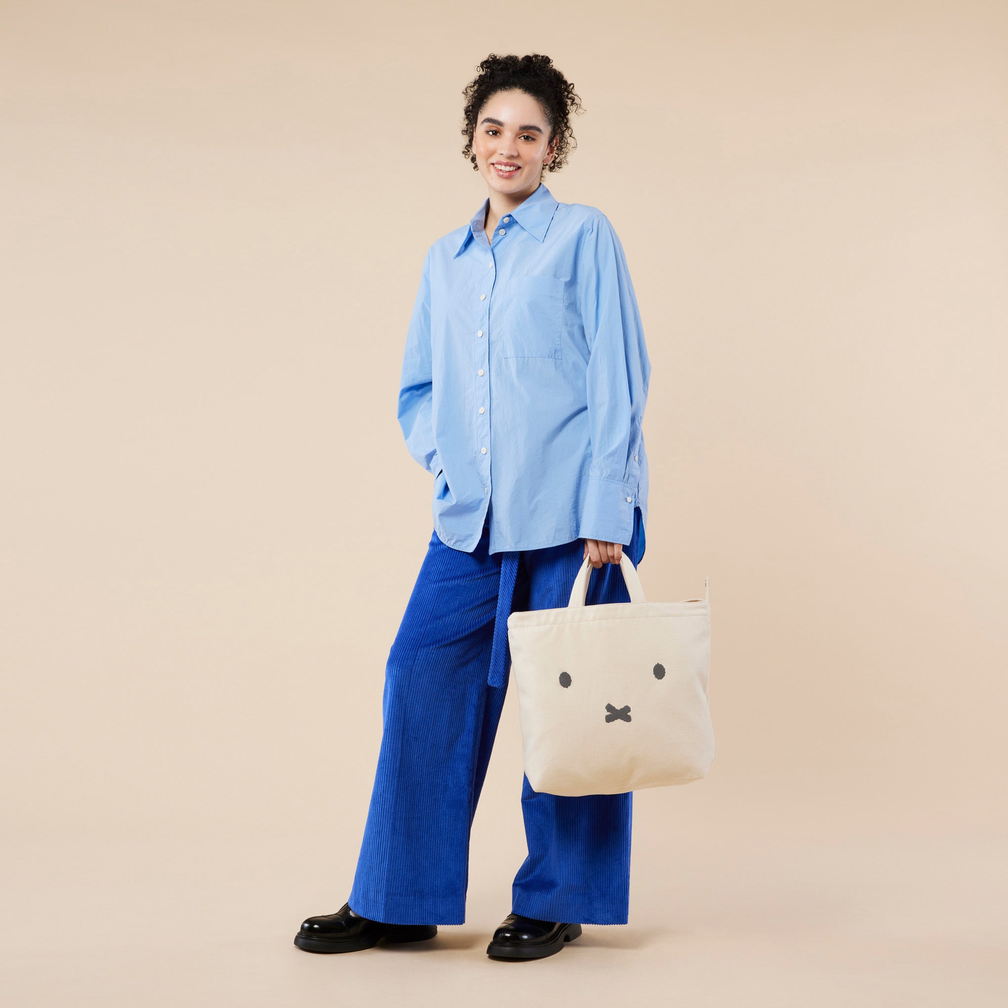 Miffy Baggu Recycled Cotton Horizontal Zip Duck Bag - Image 6