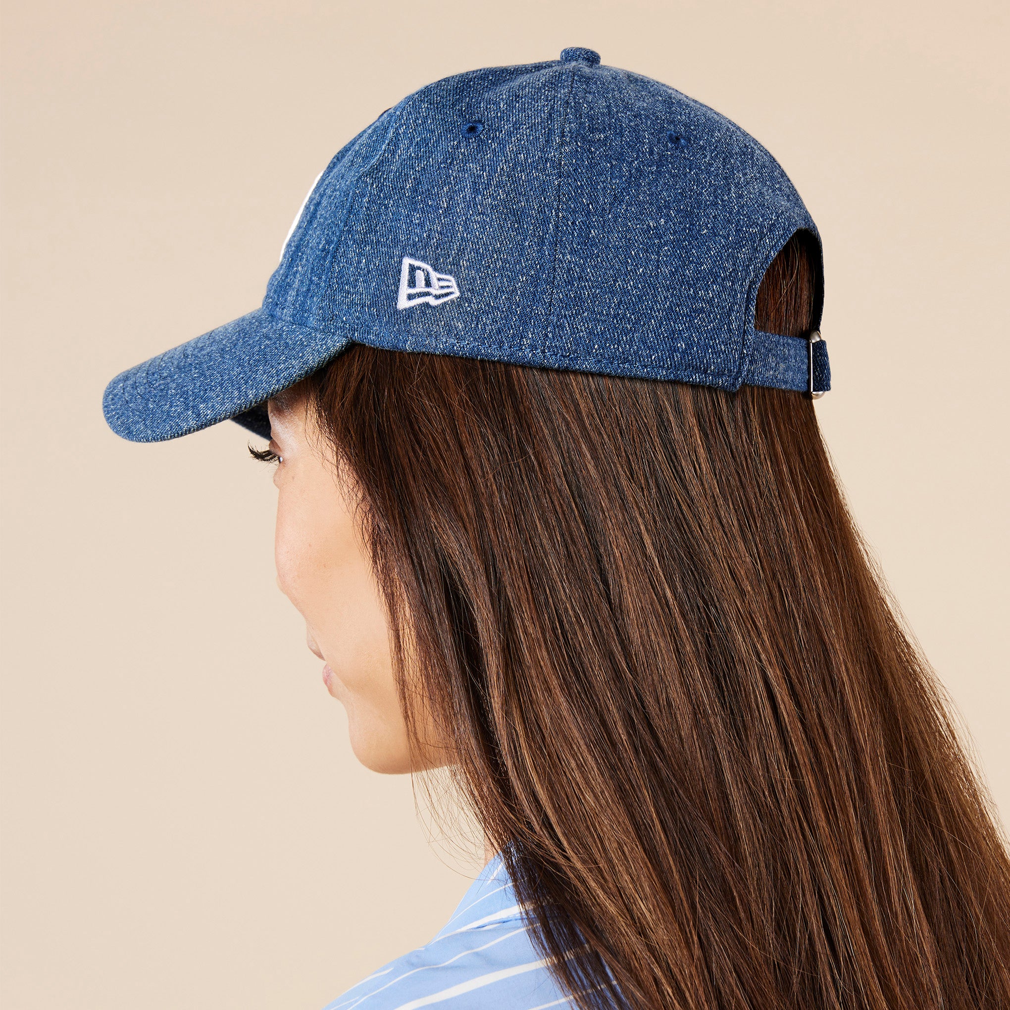 MoMA NY Yankees 9TWENTY Denim Adjustable Baseball Cap - Image 5