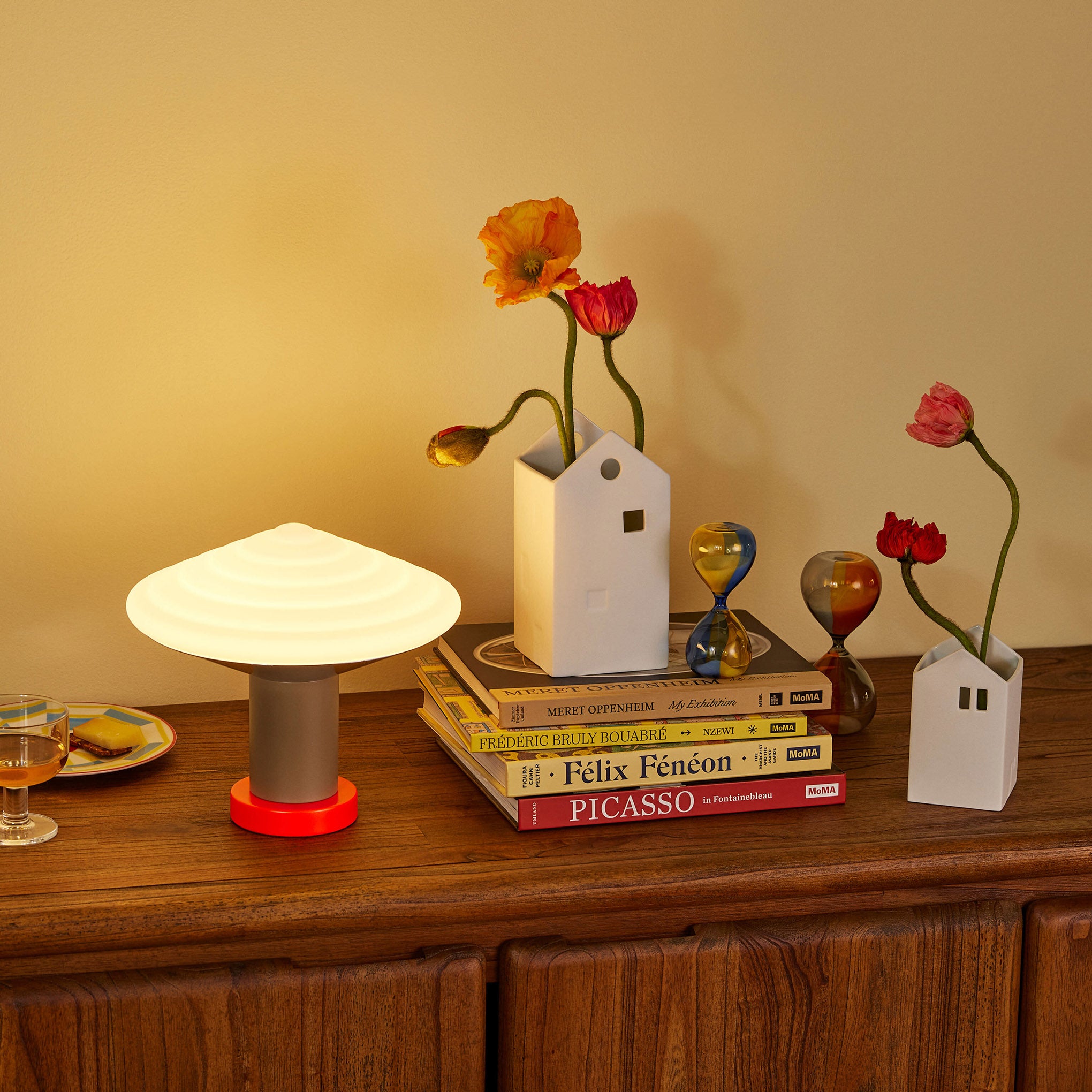 Village House Porcelain Vase - Small - Image 7