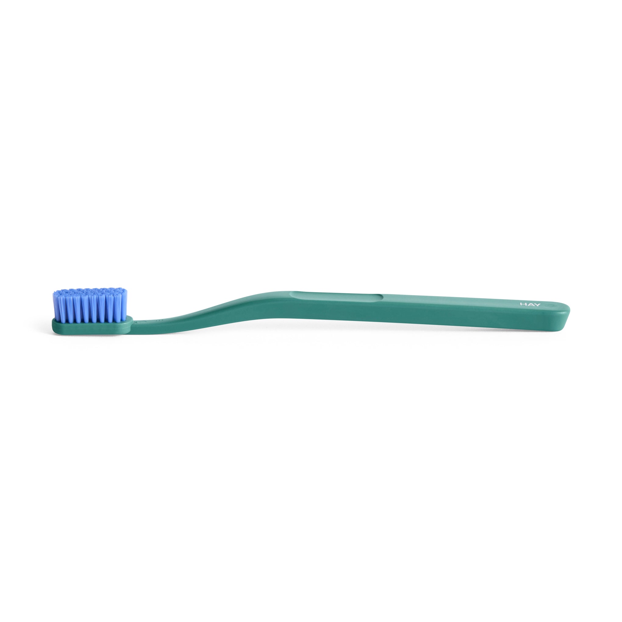 HAY Tann Recycled Plastic Toothbrush - Pine Green/ Blue