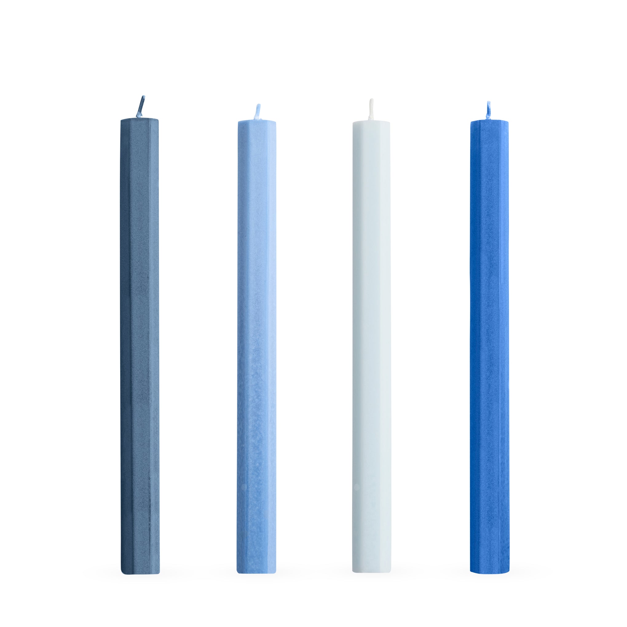 HAY Shape Candles - Set of 4 - Blues