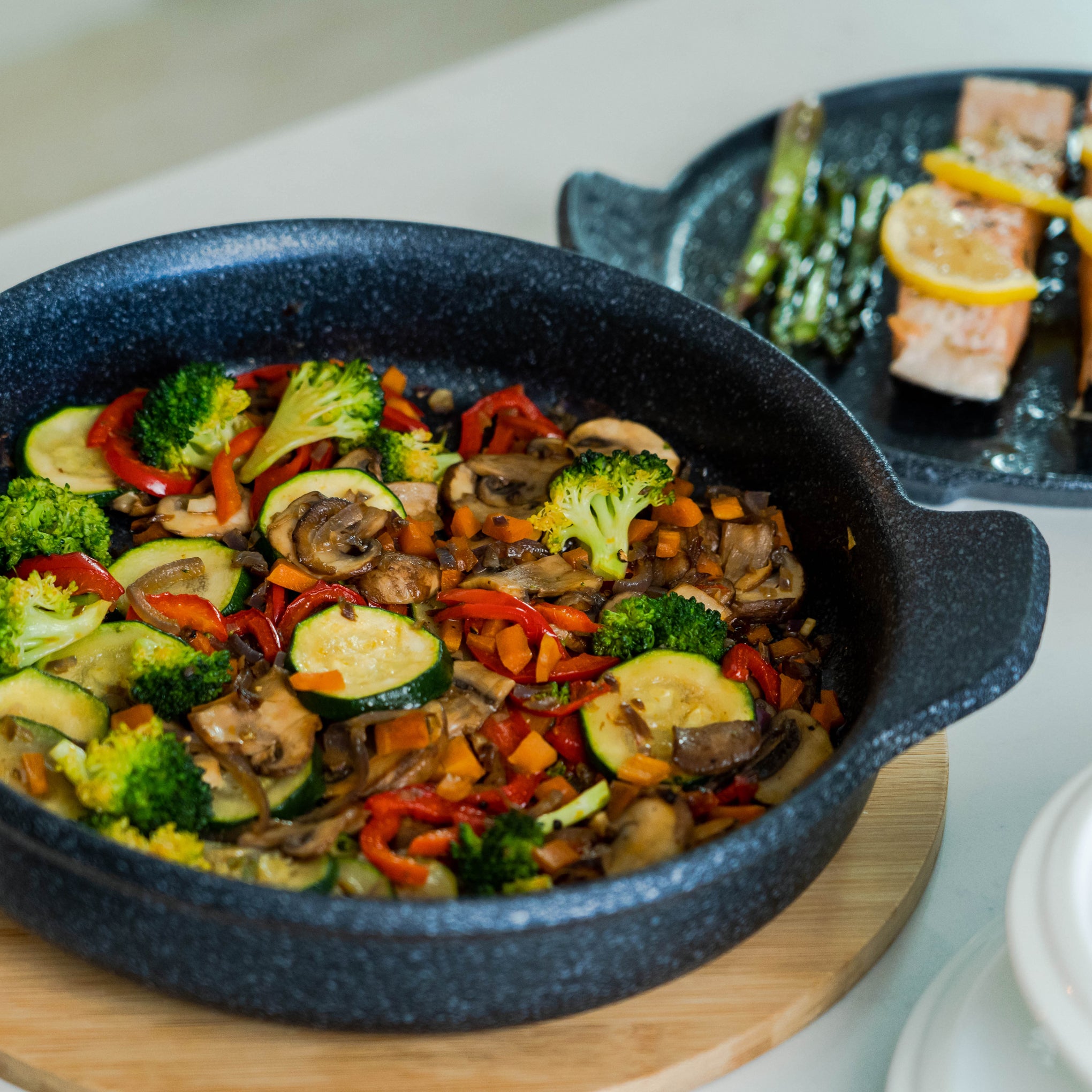 Pirotech Cookware - Set of 2 - Frying Pan & Maxi Grill - Image 2