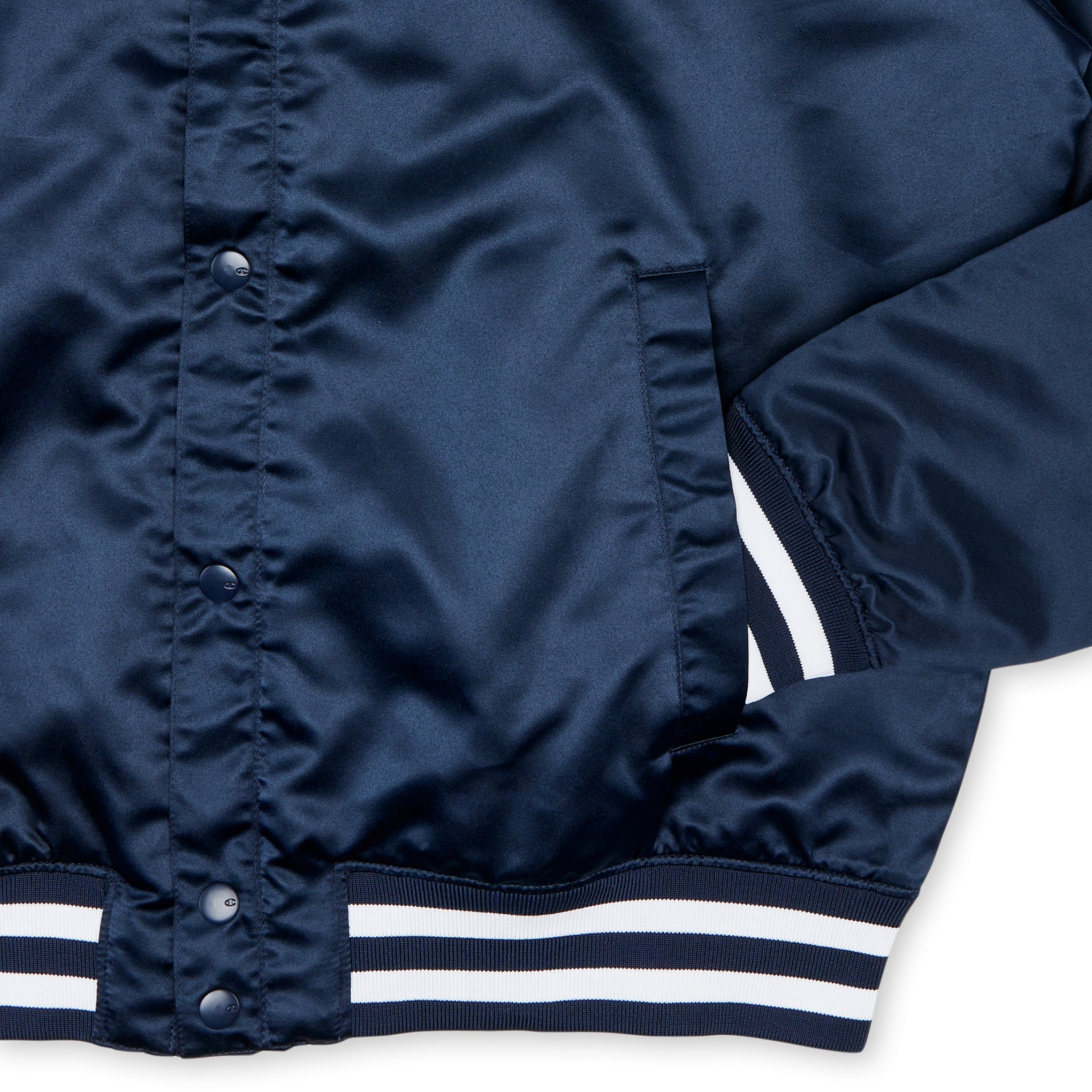 MoMA Champion Satin Bomber Jacket - Image 4