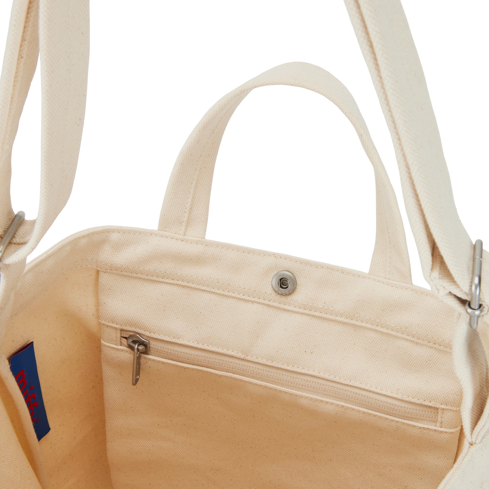 MoMA Miffy Baggu Recycled Cotton Zip Duck Bag - Image 4