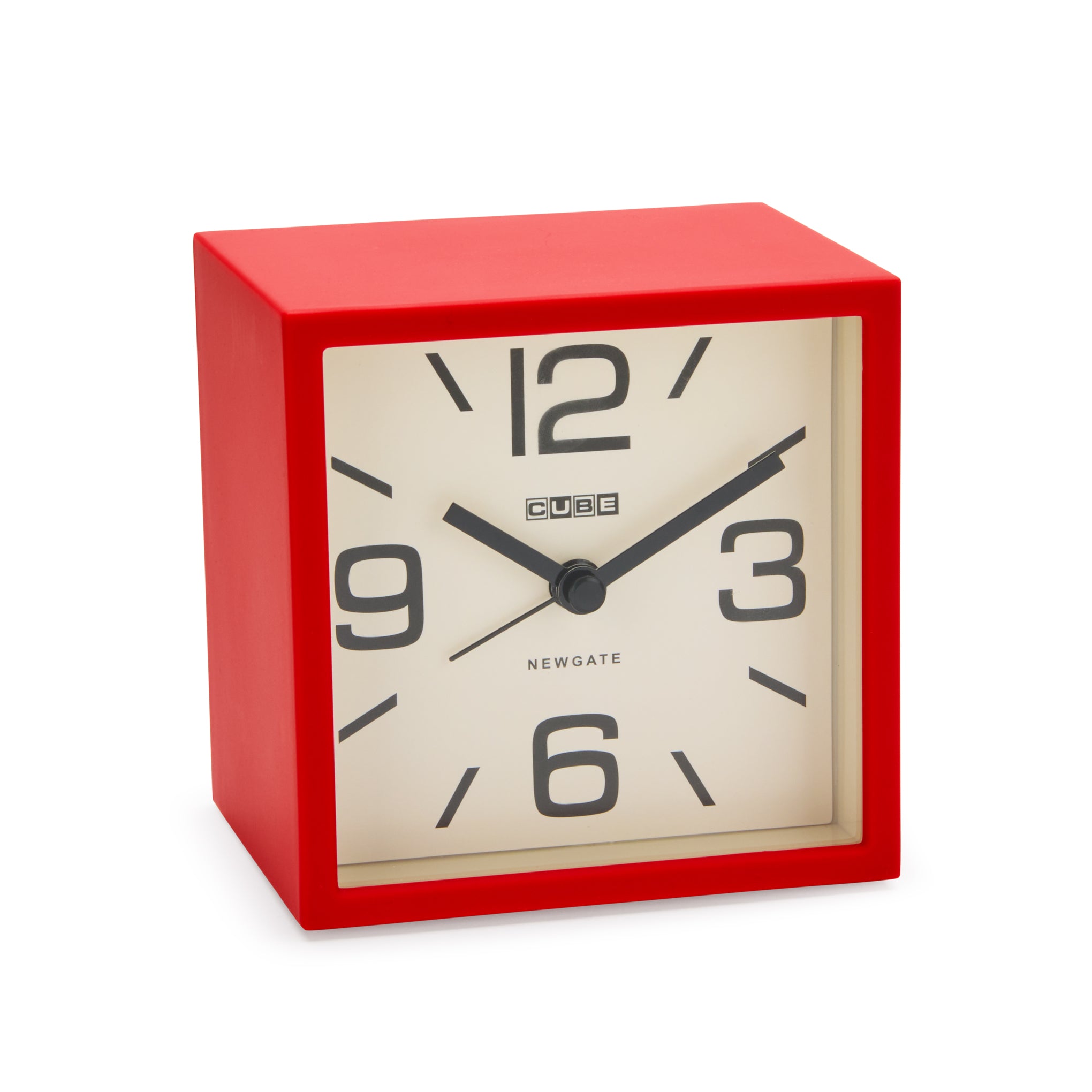 Newgate Cube Alarm Clock - Red - Image 3