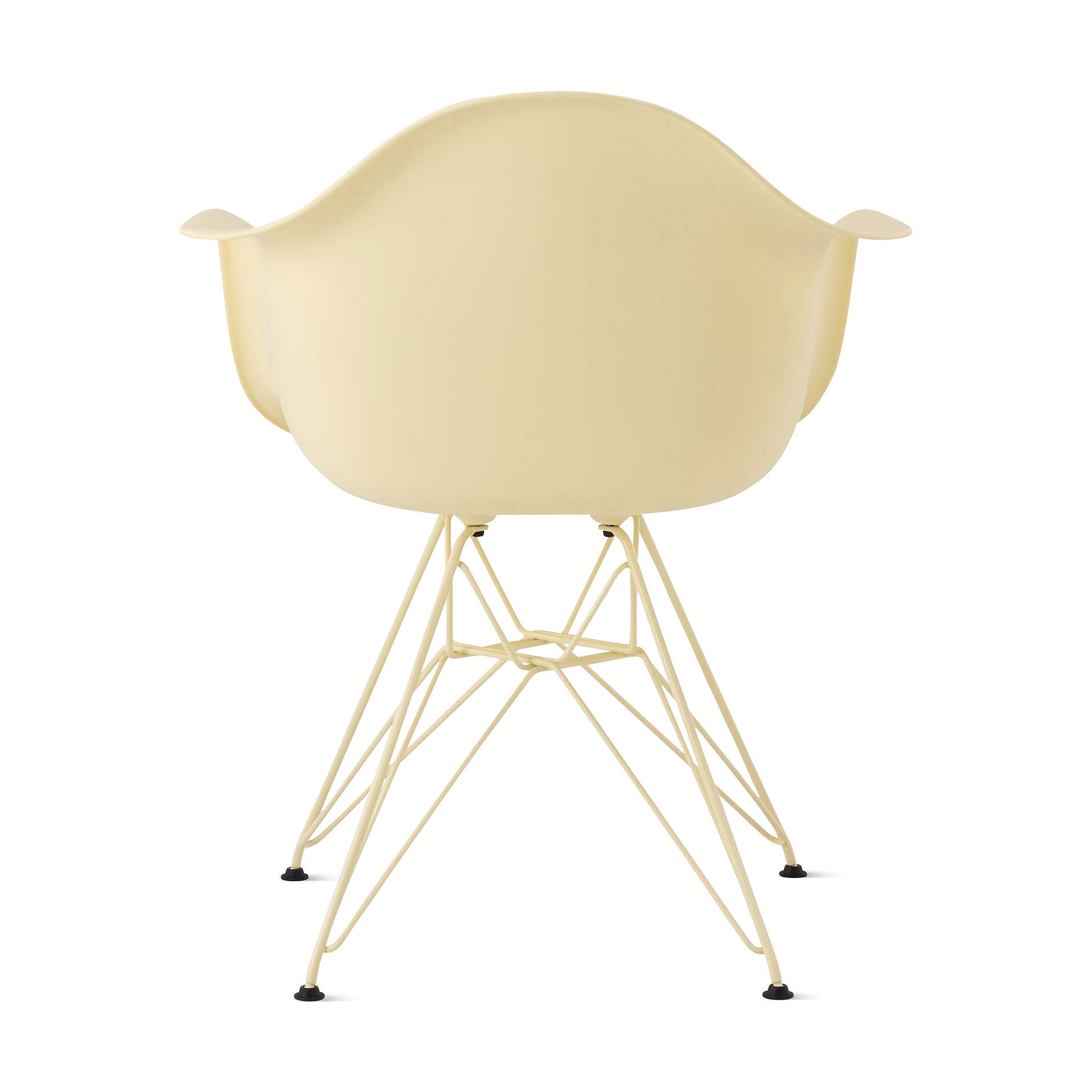 Herman Miller x HAY Eames Molded Recycled Plastic Armchair - Powder Yellow - Image 5