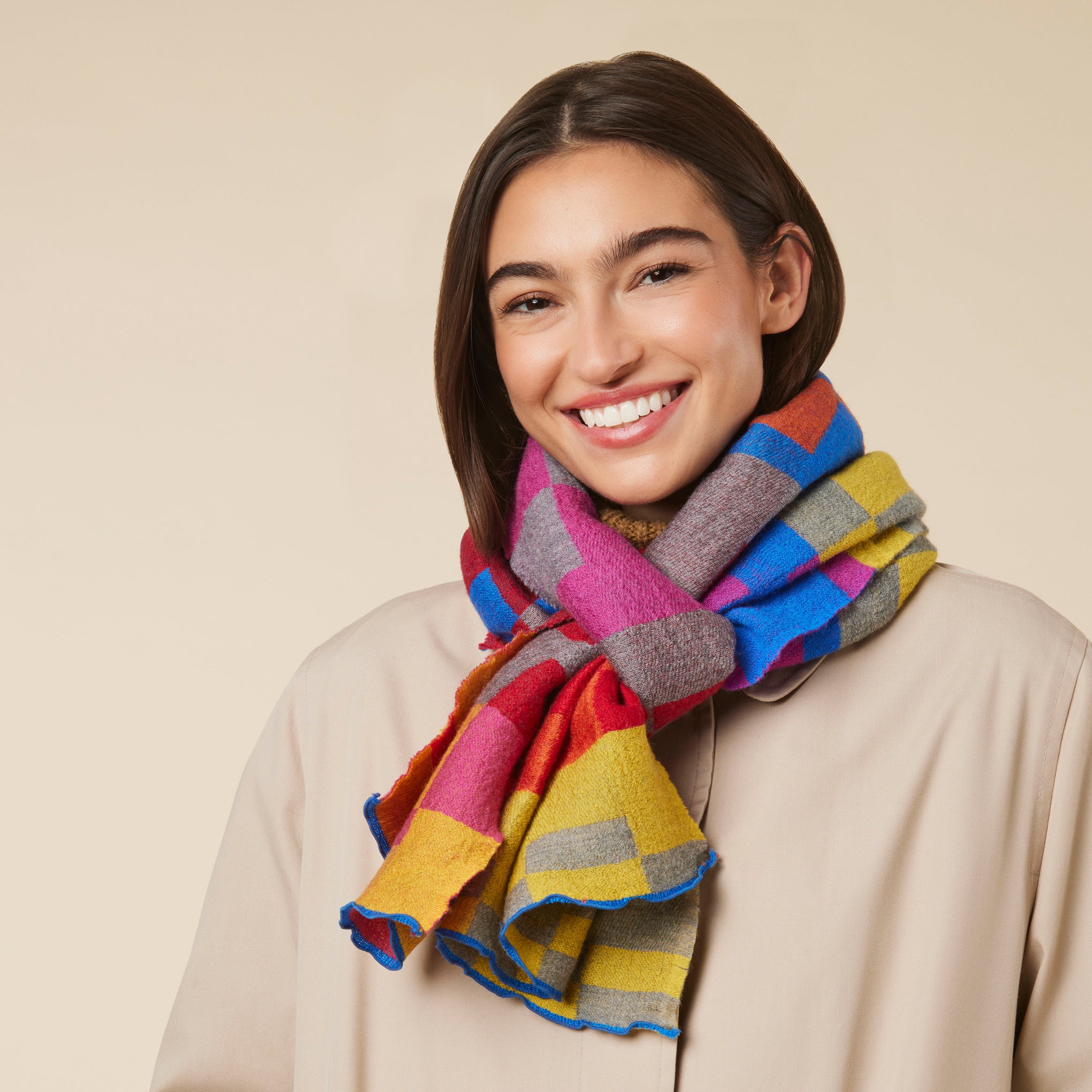 Traits Daniel Wool & Silk Scarf - Image 2