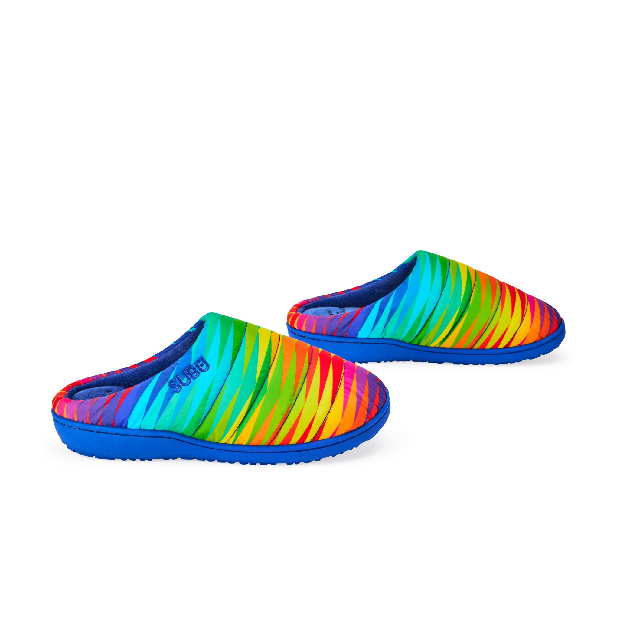 Jeffrey Gibson for MoMA Subu Slippers - Chevron Spectrum - Image 3