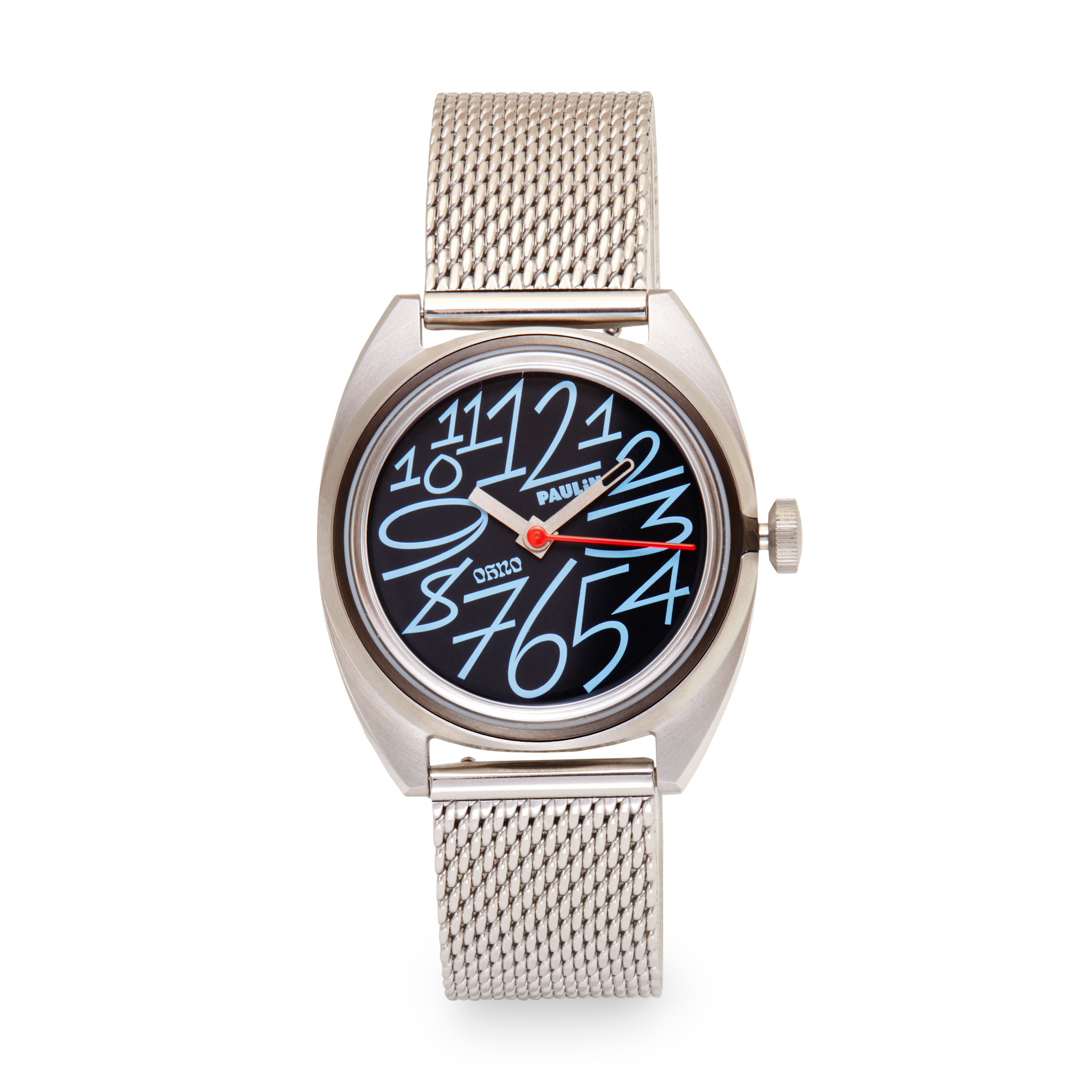 Paulin OH no Modul Quartz Watch - Black/ Silver