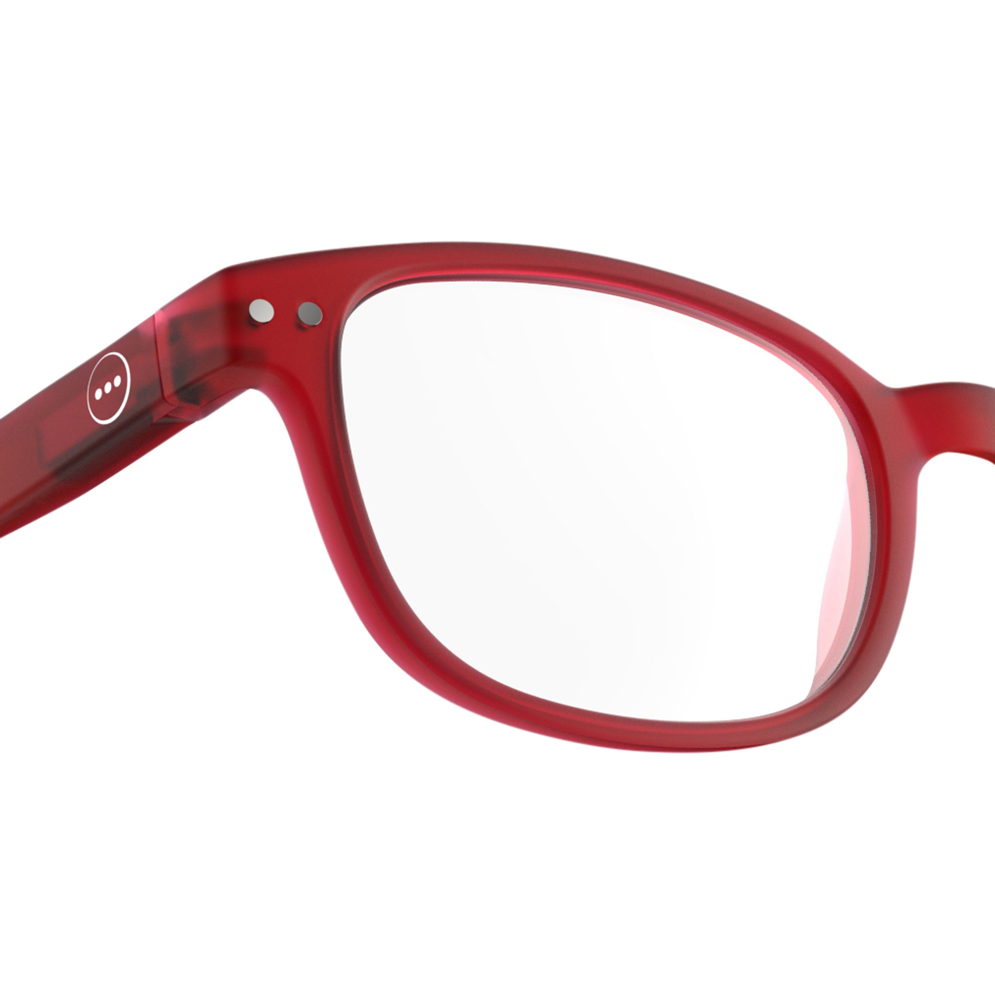IZIPIZI Rectangular Reading Glasses #B - Red - Image 3