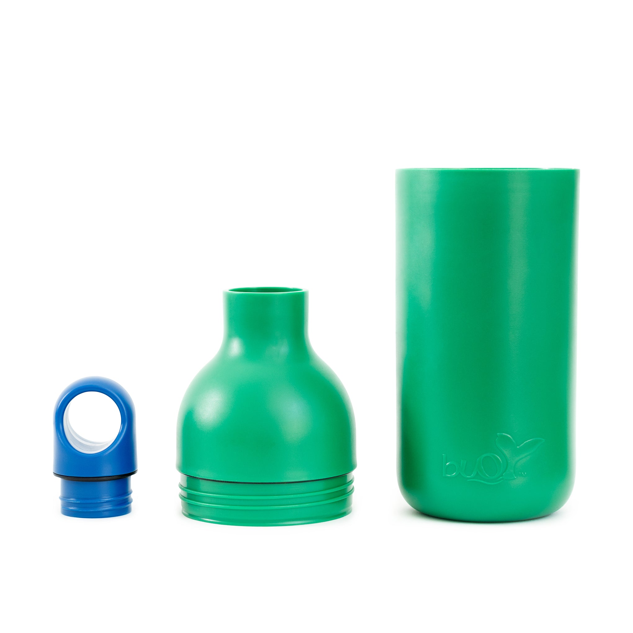 Buoy Recycled Ocean Plastic Water Bottle - Green/ Blue - Image 4