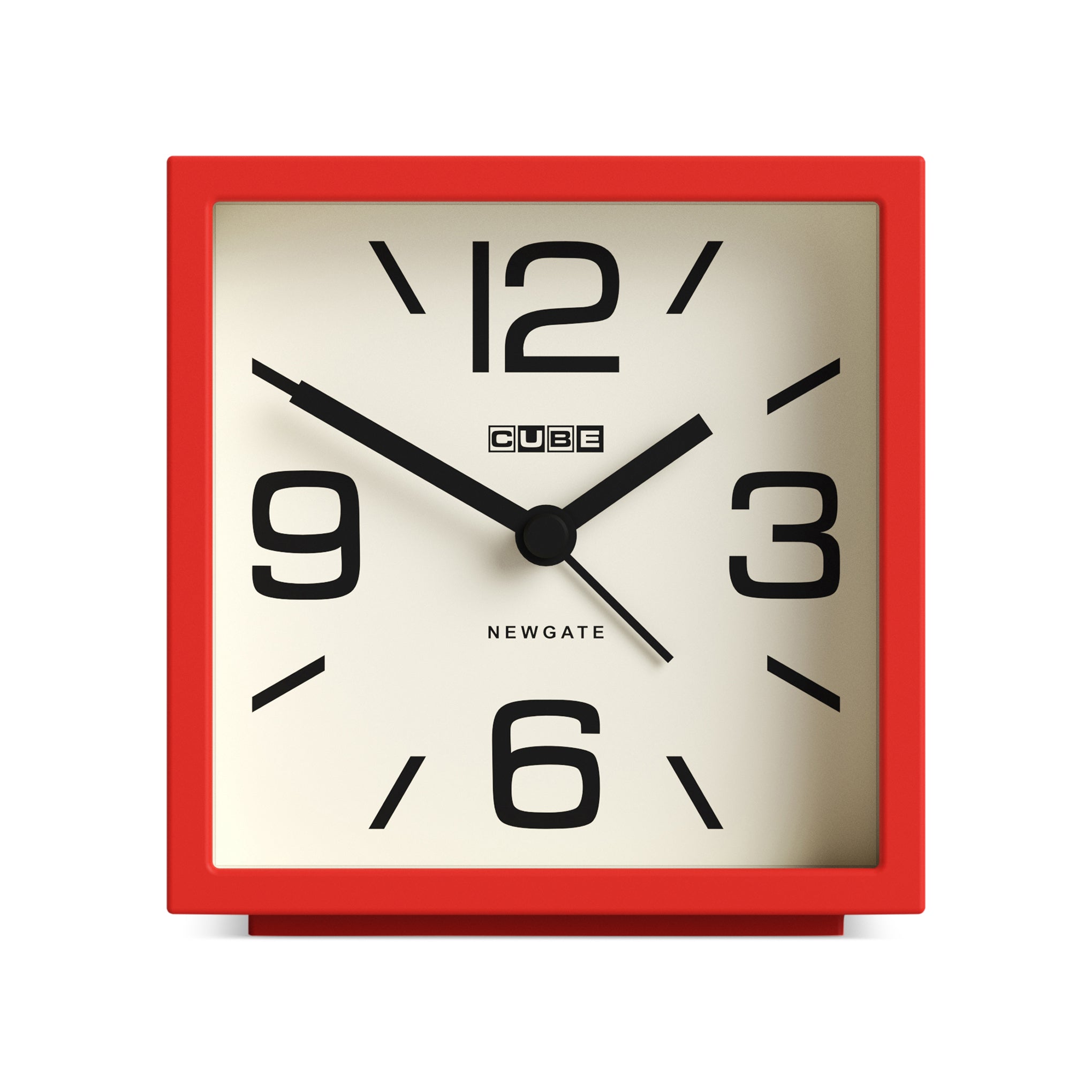 Newgate Cube Alarm Clock - Red