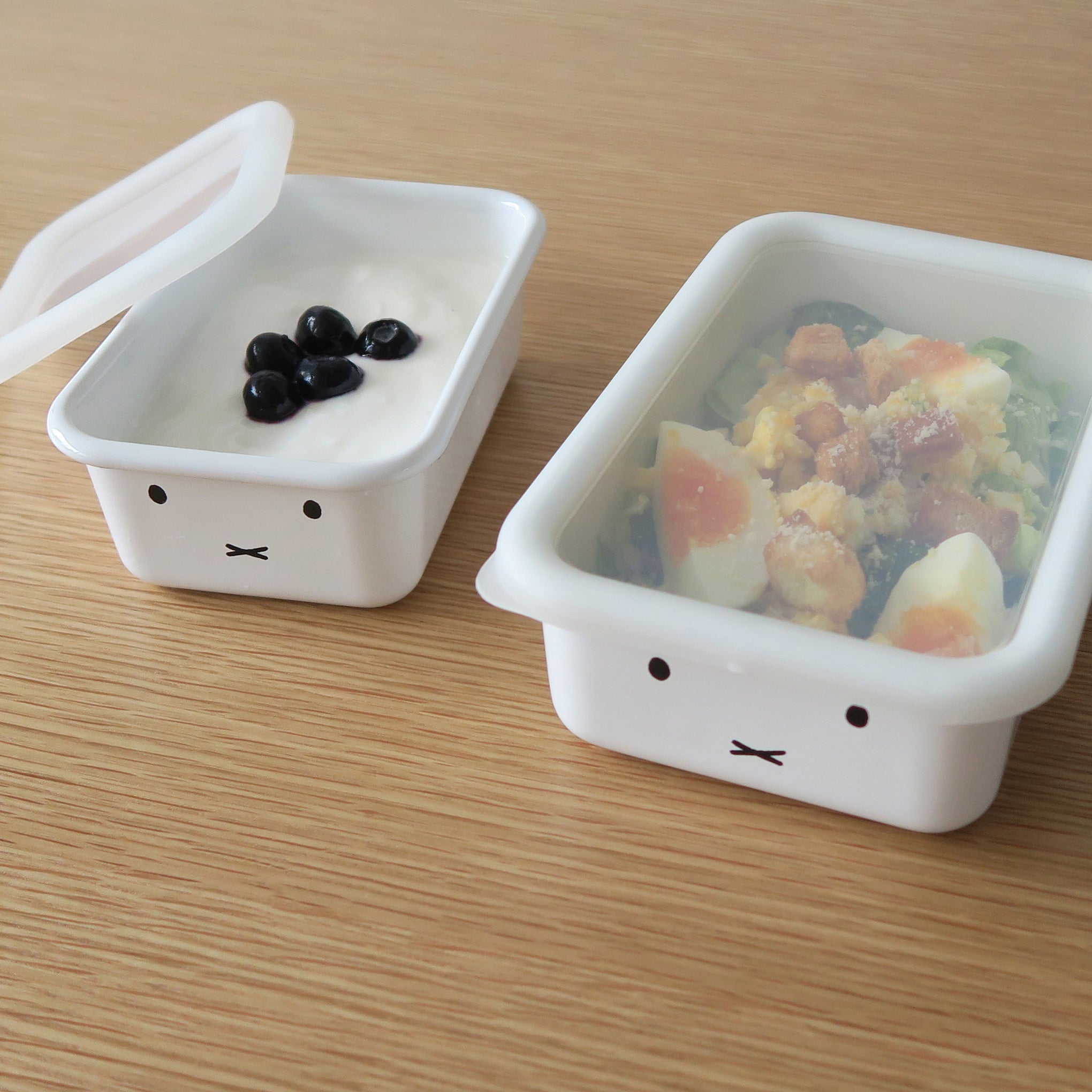 Miffy Enamel Baking Pan with Lid - Set of 2 - Image 2