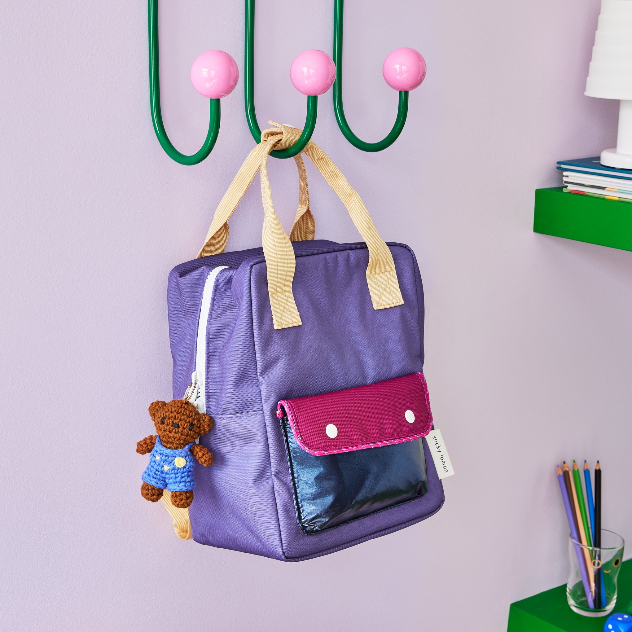 Miffy & Friends Crocheted Van Gogh The Starry Night Keychain - Boris - Image 2