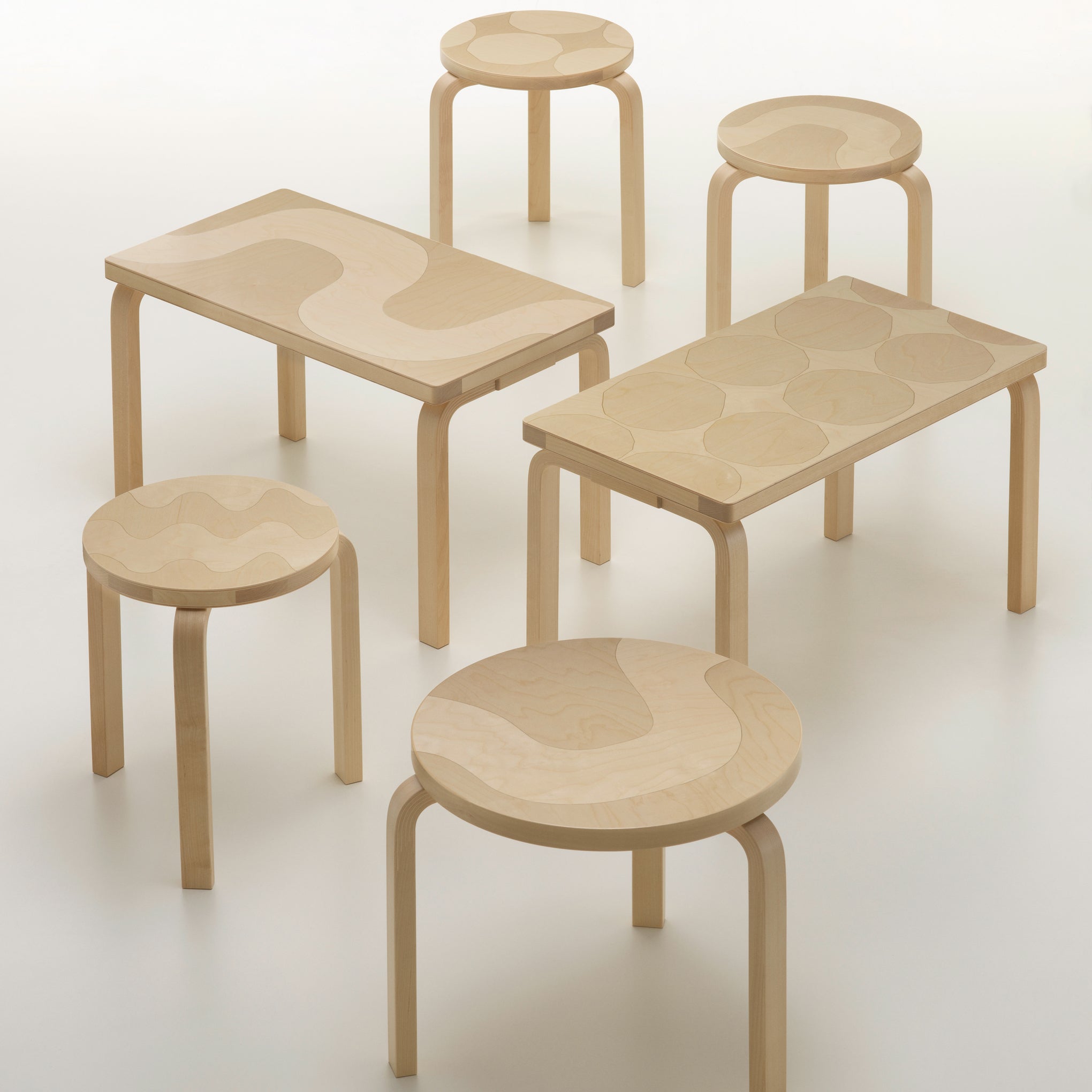 Artek Aalto Marimekko Bench 153B - Kivet - Image 5