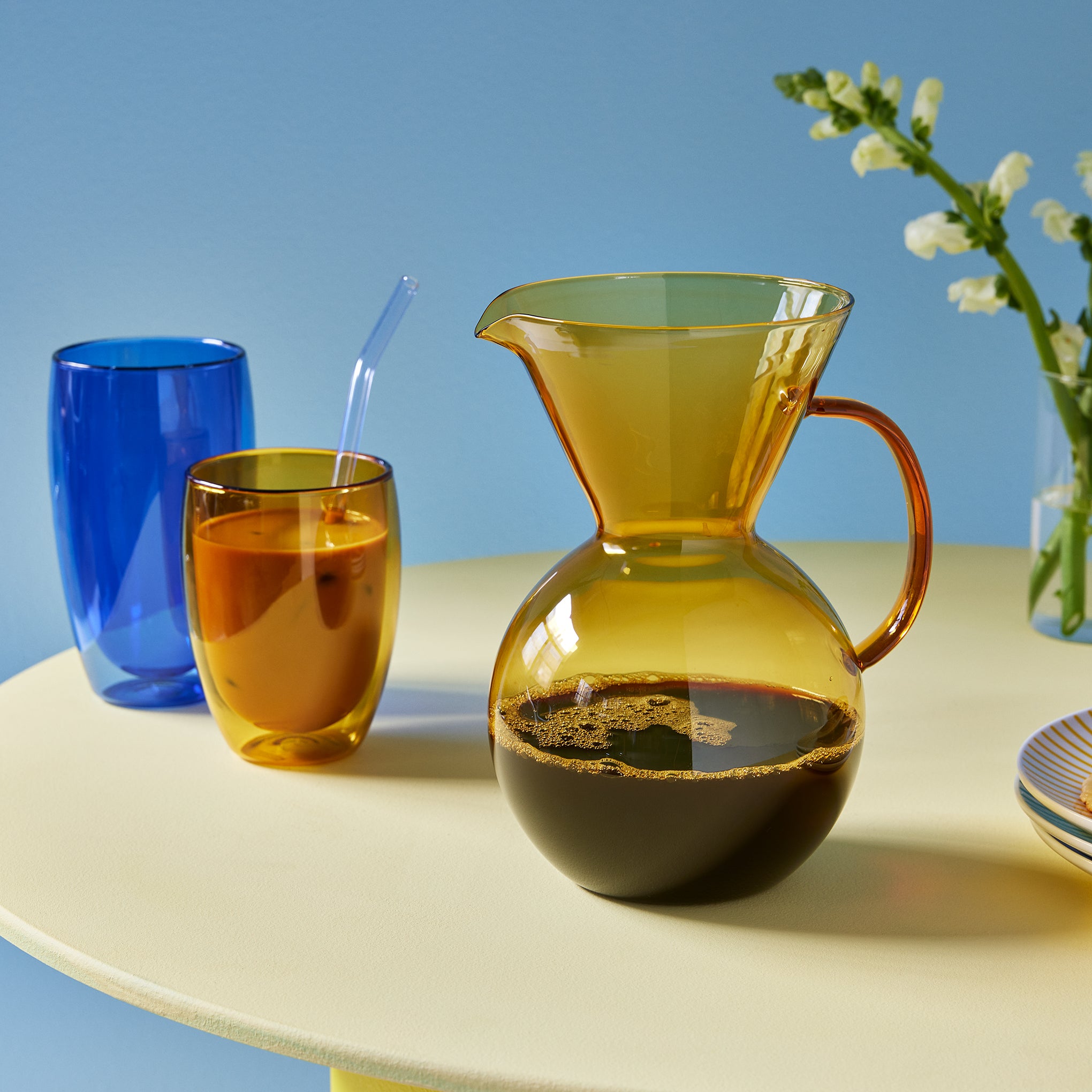 Bodum Glass Pour-Over Coffee Maker - Yellow - Image 2