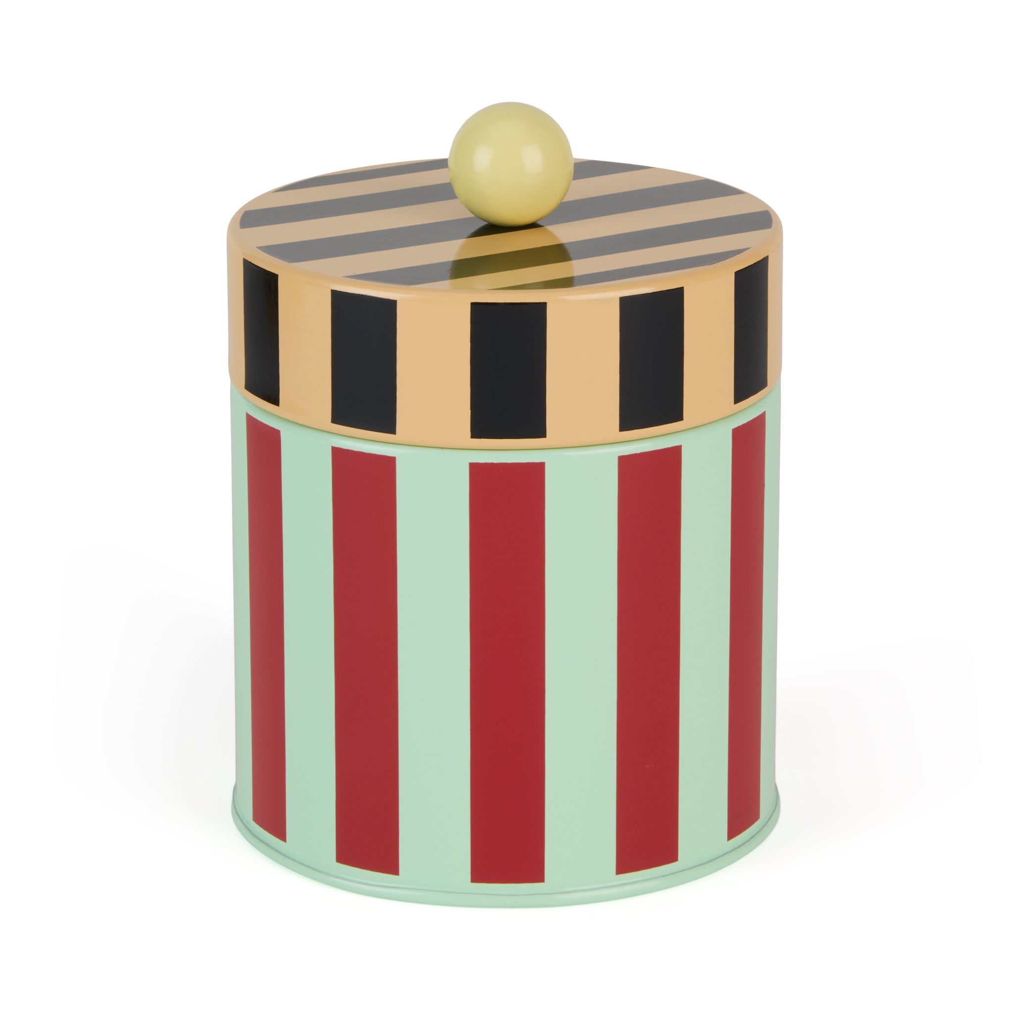 Dusen Dusen Striped Canister - Red/Blue - Image 2
