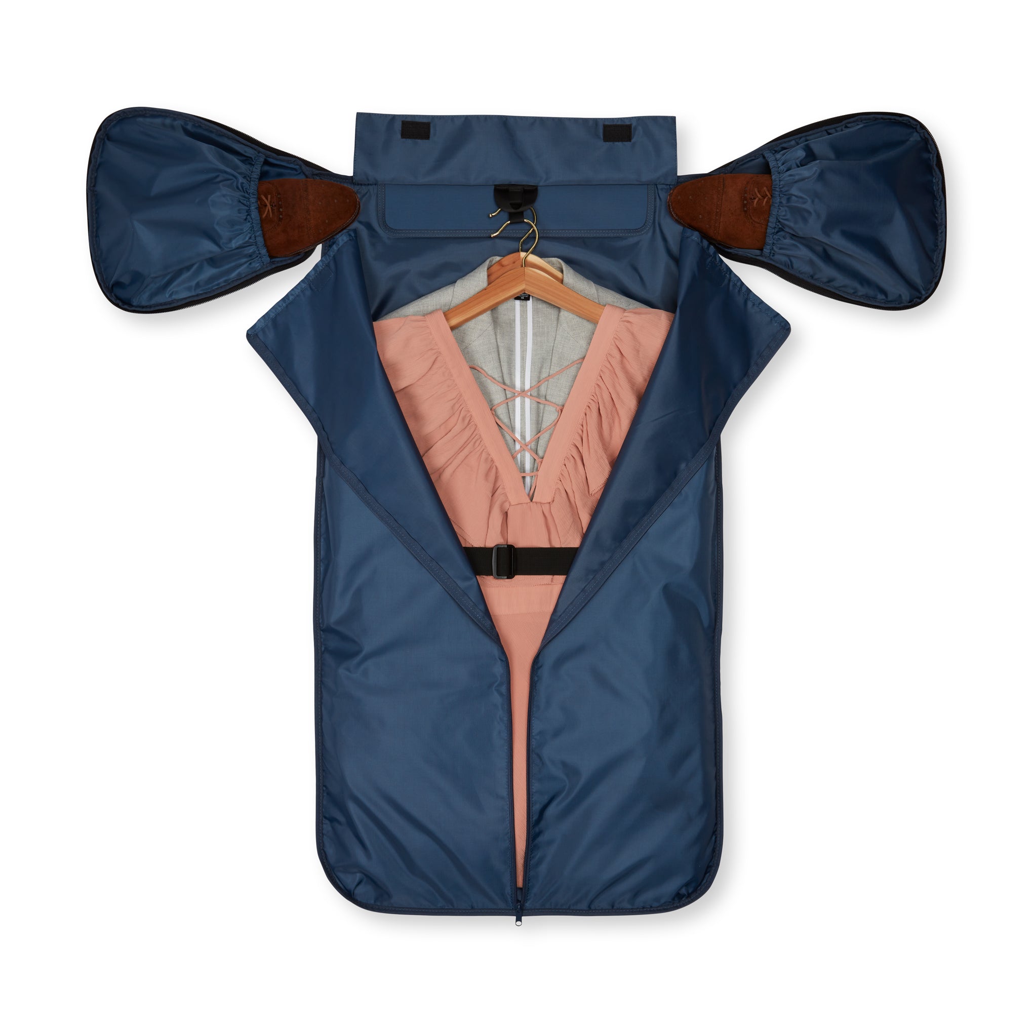 Halfday Travel Garment Carry-On Duffle Bag - Navy - Image 6