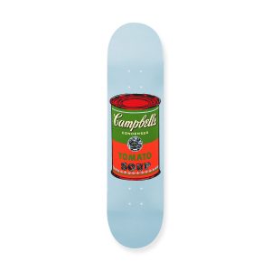 Andy Warhol: Skateboard Colored Campbell's Soup Cans - Red