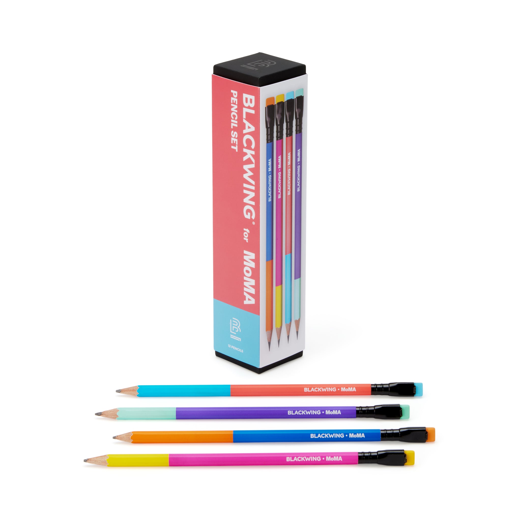 Blackwing MoMA Color Block Pencils - Set of 12