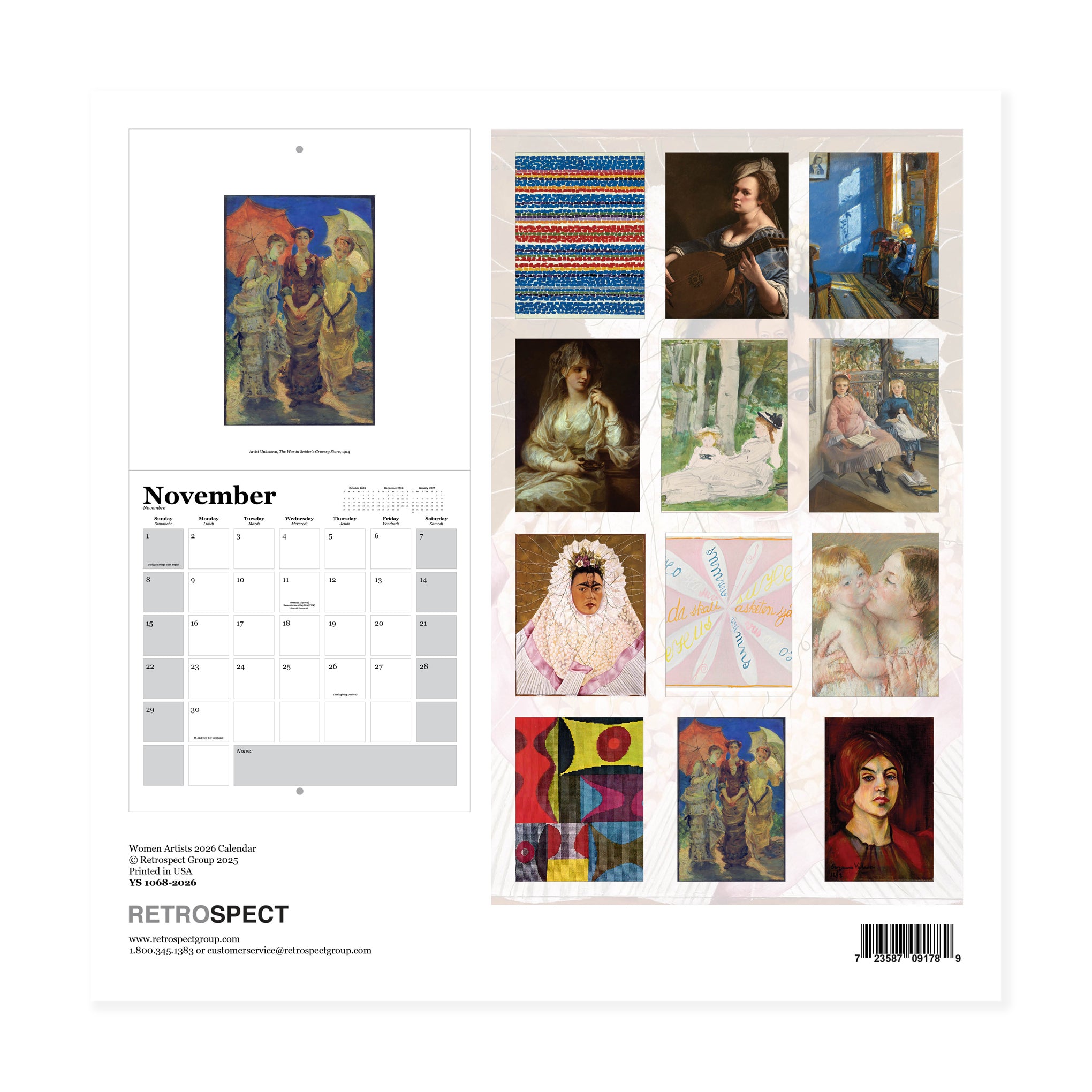 2026 Women Artists Calendar - Image 2