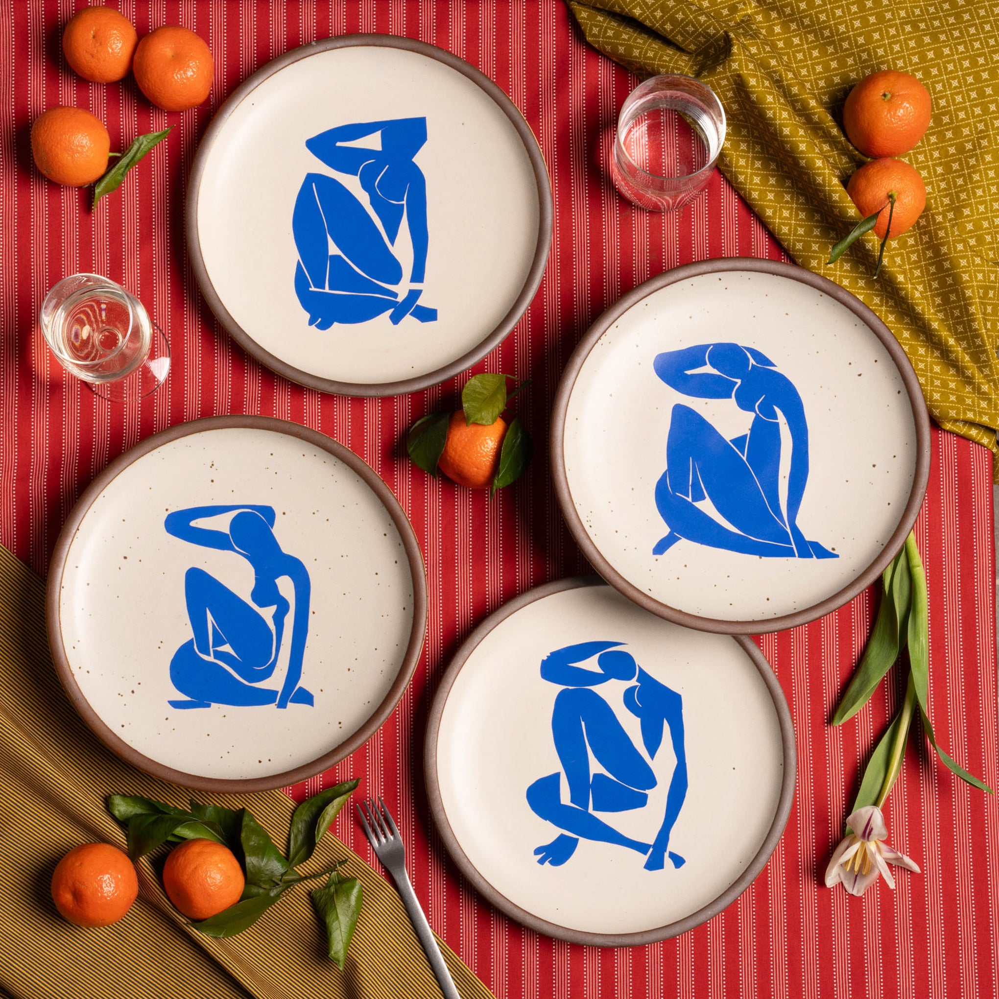 Henri Matisse Nu bleu. I?CIV Stoneware Dinner Plates - Set of 4 - Image 2
