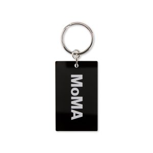 MoMA Acrylic Address Keyring - Black