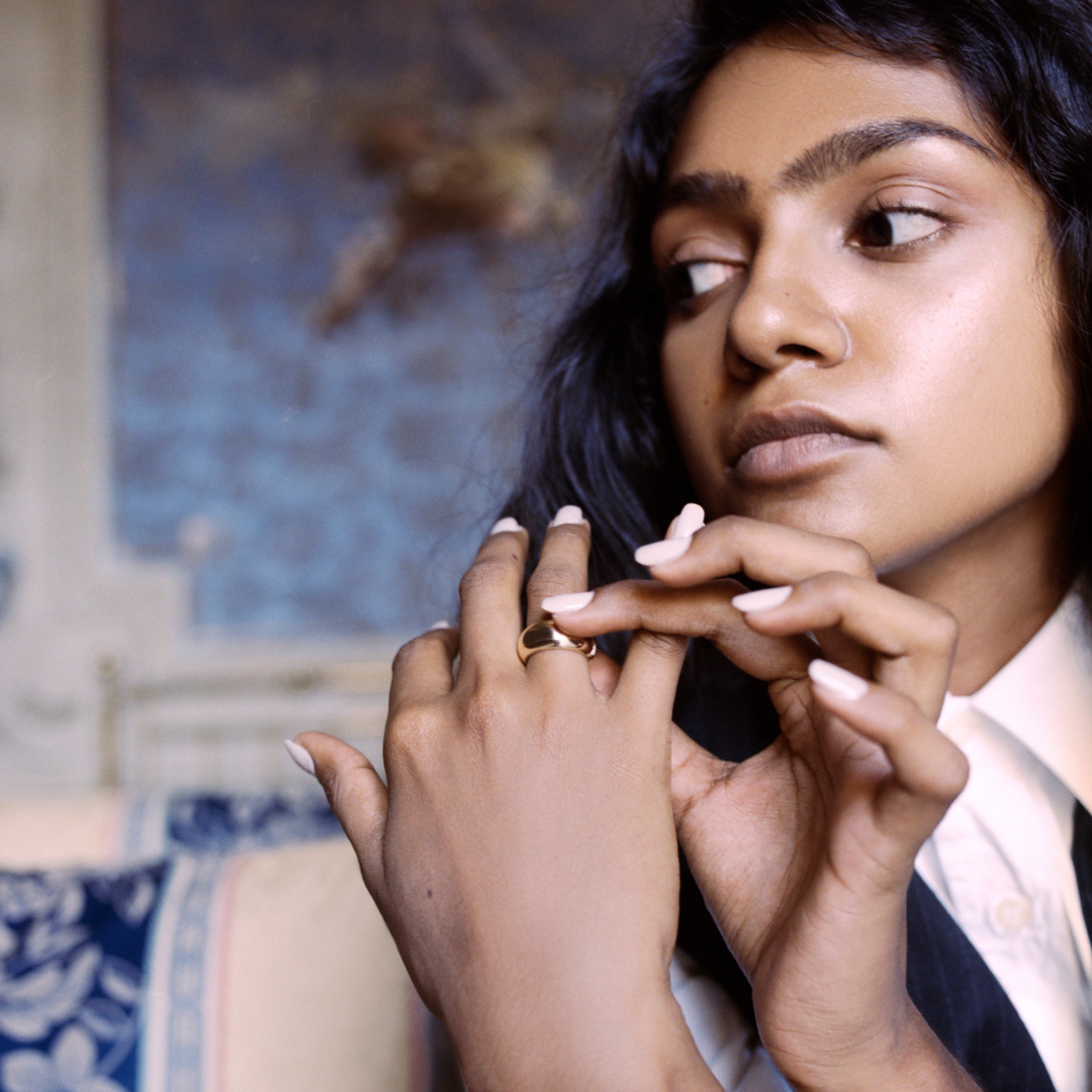 Pivot Ring II - 14k Yellow/ 14k White Gold - Image 2