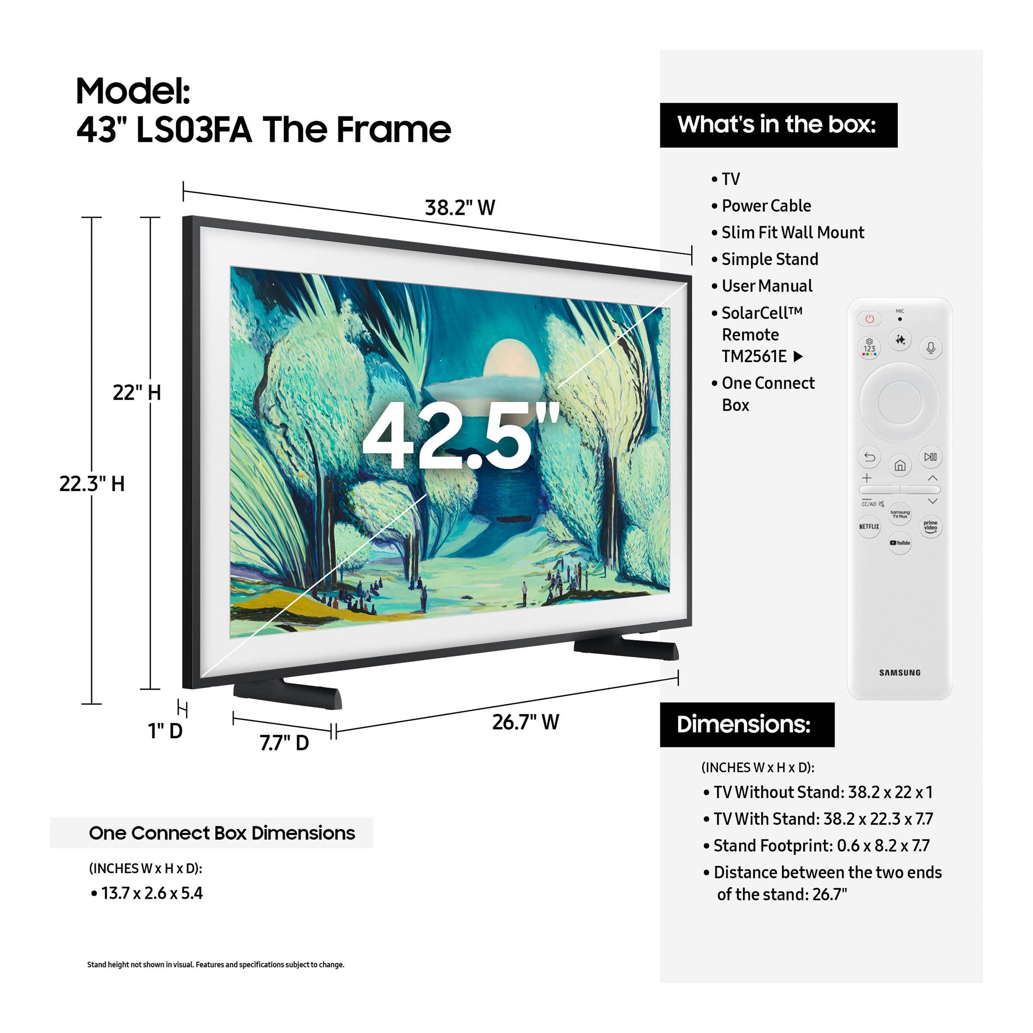 Samsung The Frame QLED 4K Smart TV - 43 - Image 8