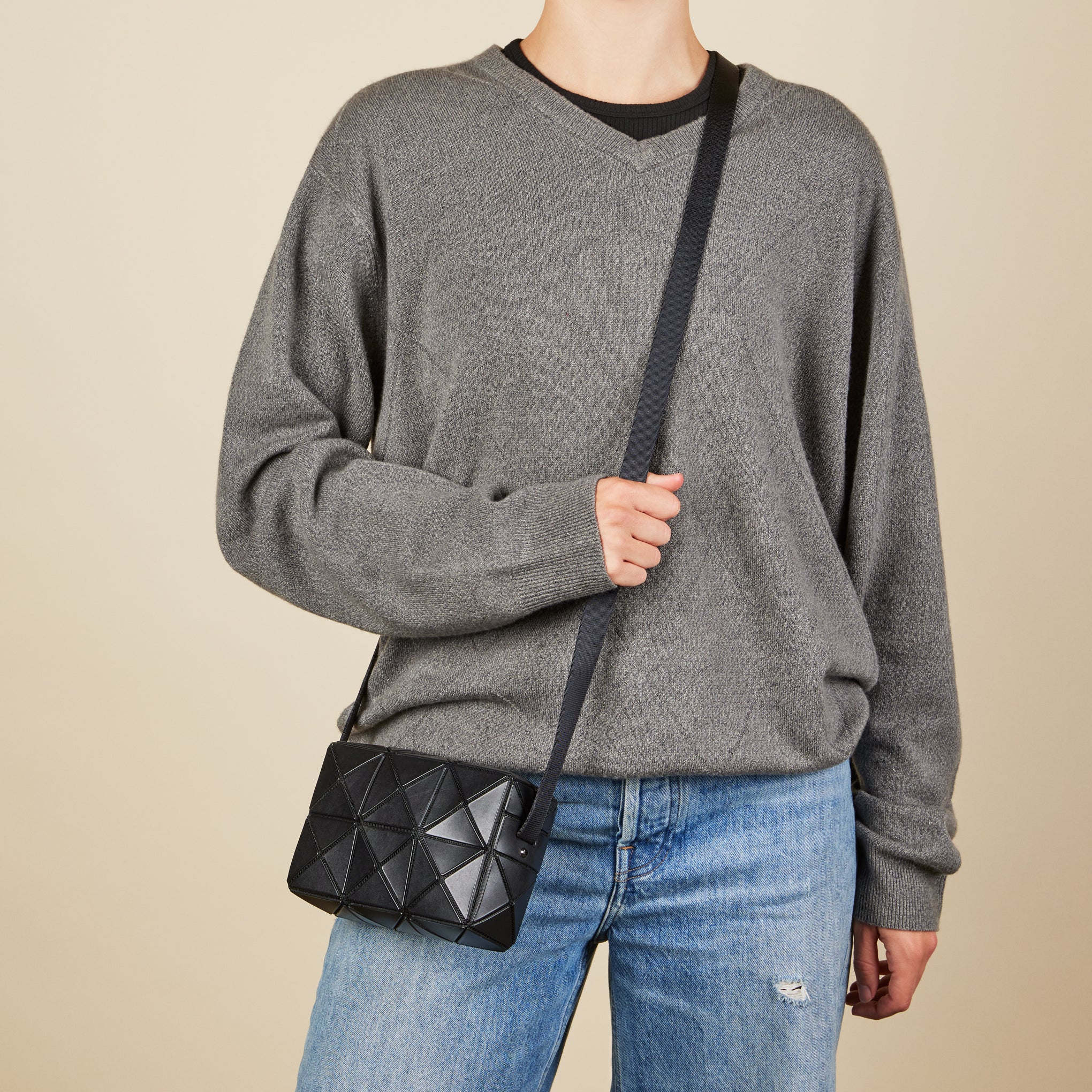 BAO BAO ISSEY MIYAKE Cuboid Crossbody Bag - Black - Image 2