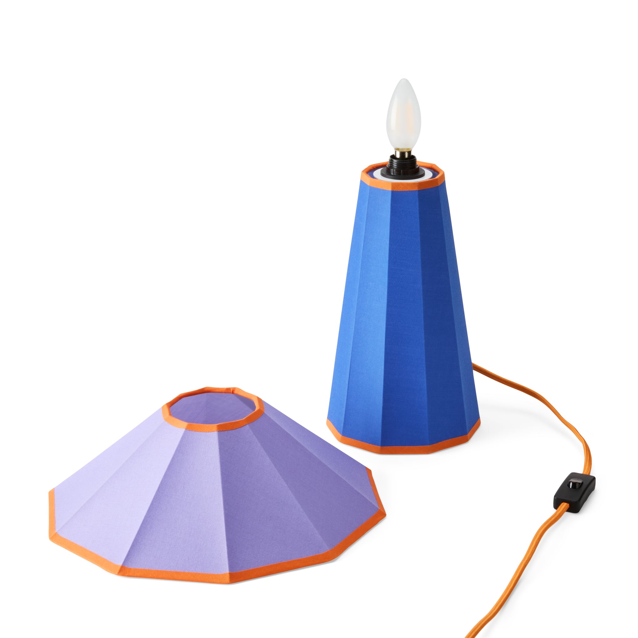 Trimme Table Lamp - Blue/ Purple - Image 5