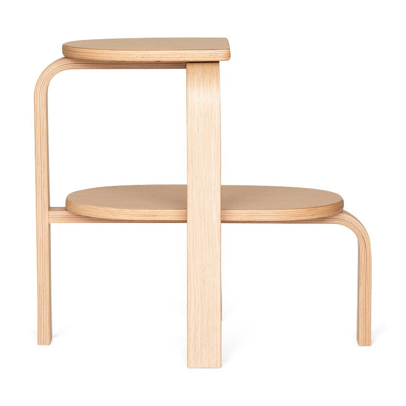 Altura Step Stool & Side Table - Oak - Image 2