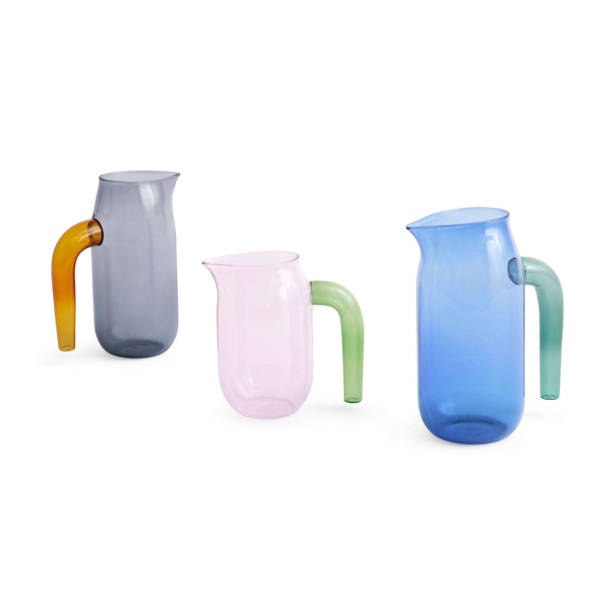 HAY Glass Jug - Blue - Image 4