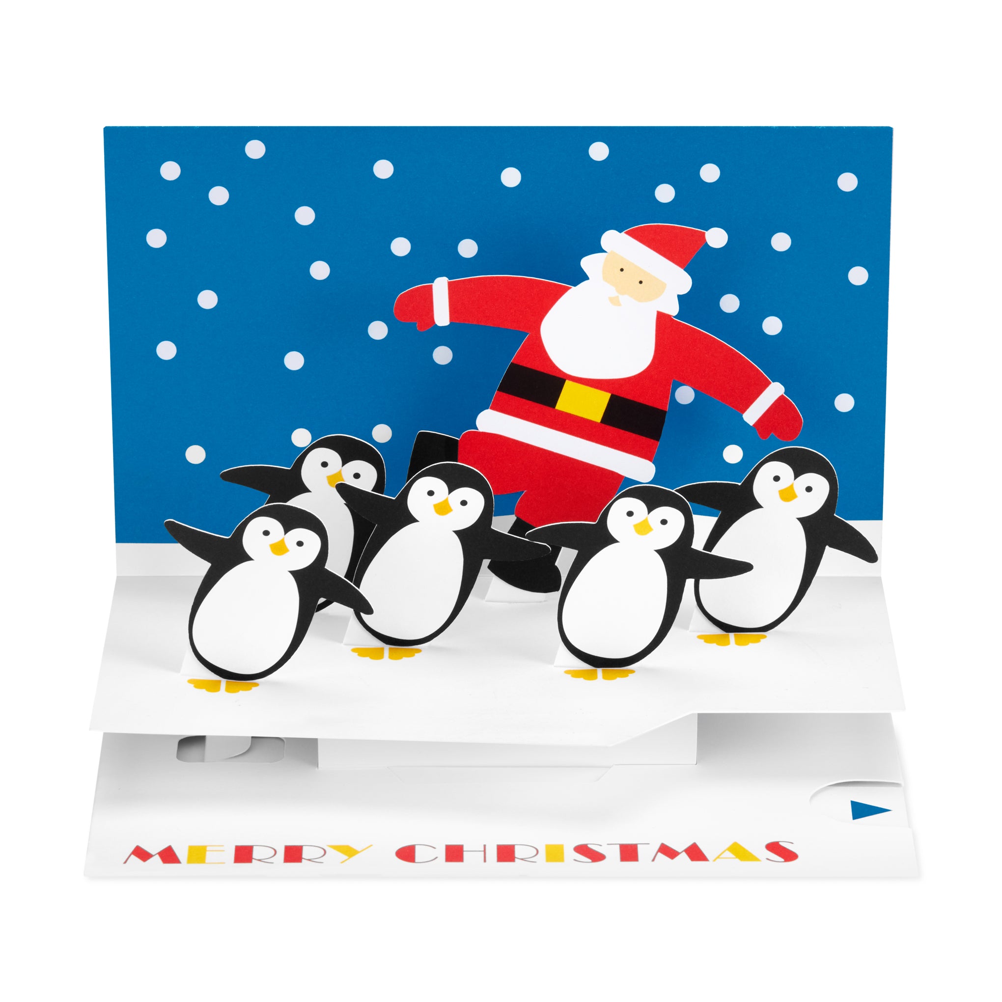Dancing Penguins Holiday Pop-Up Cards - Set of 8