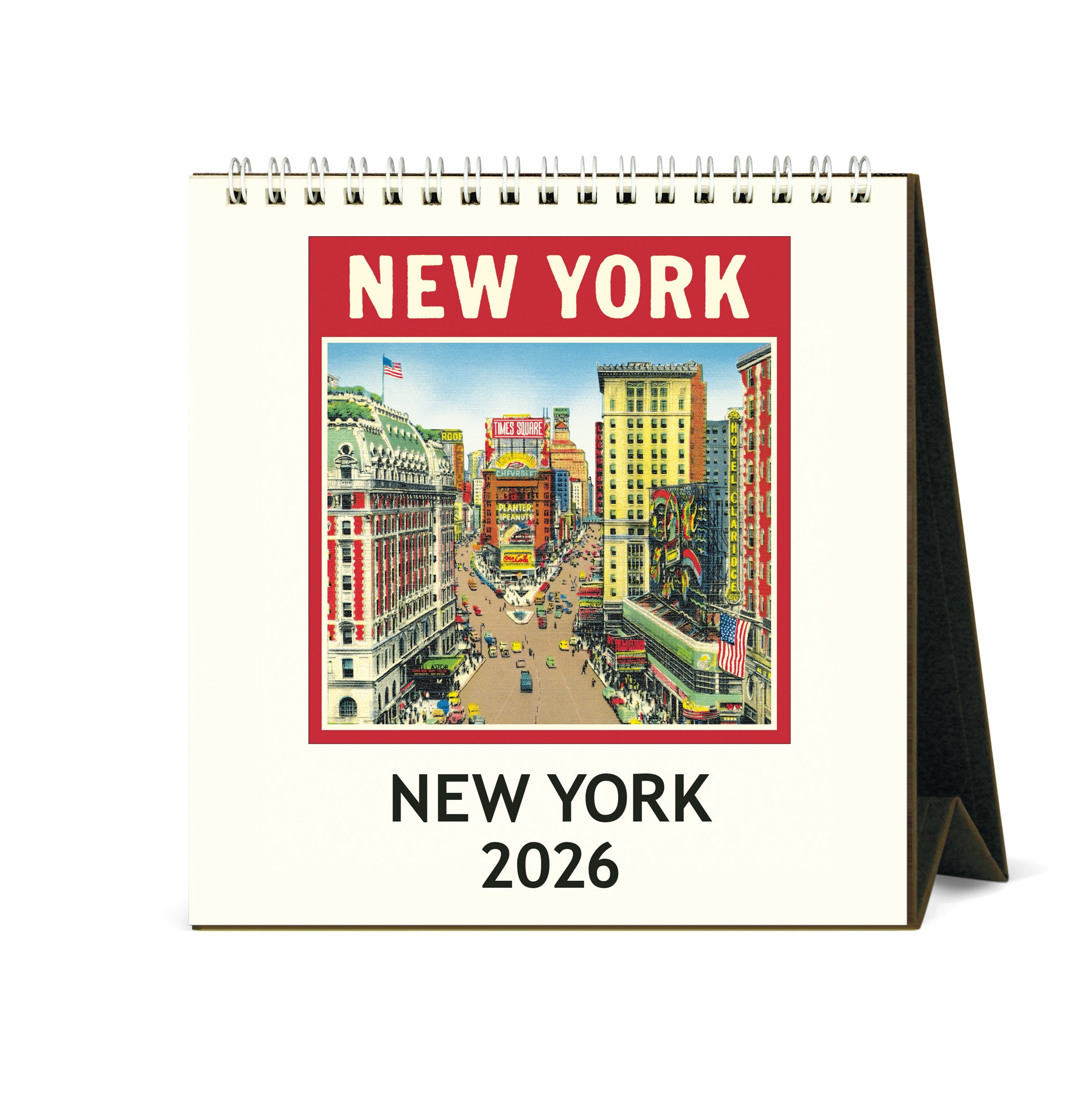 2026 Vintage New York Desk Calendar