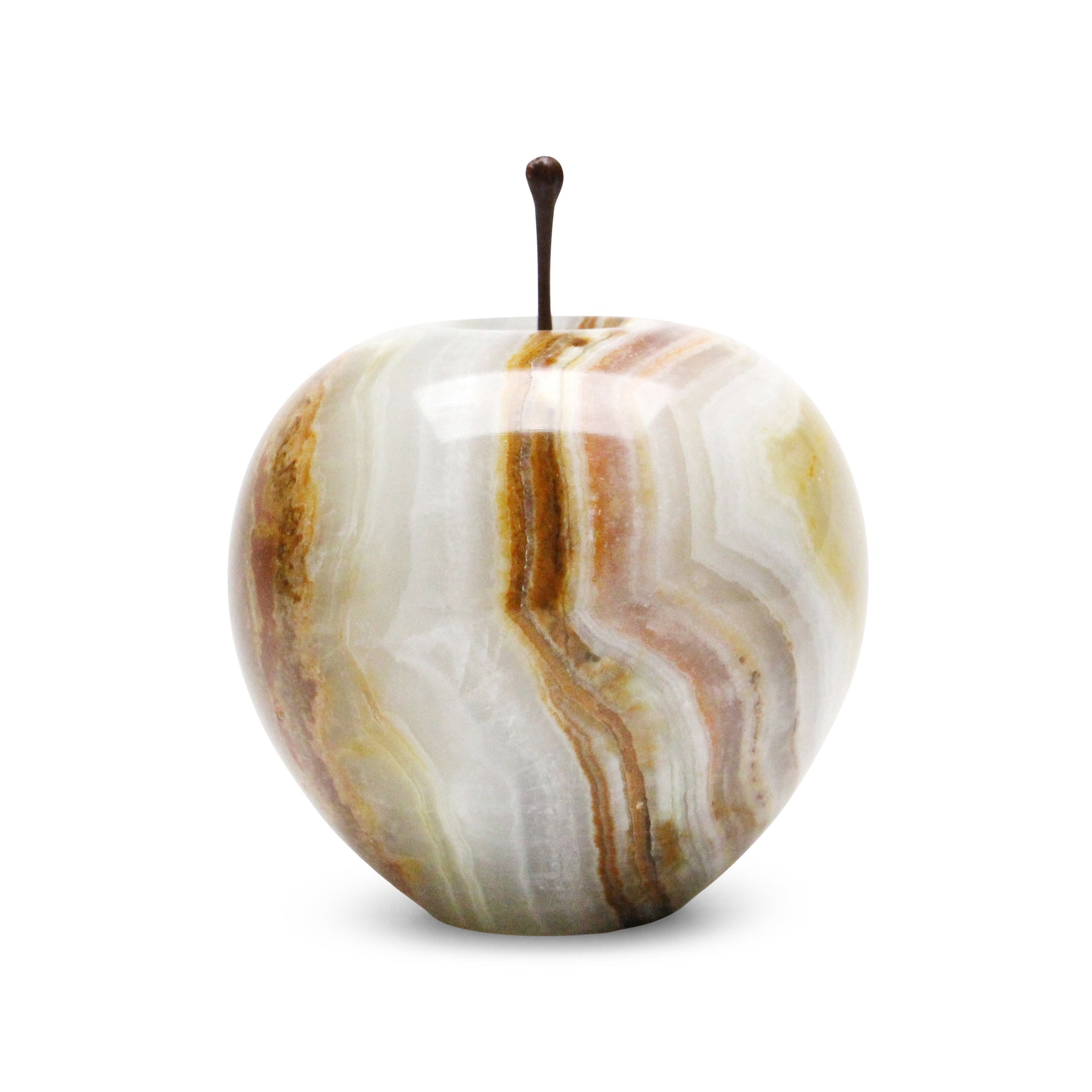 Marble Apple Paperweight - Stripe - Image 2