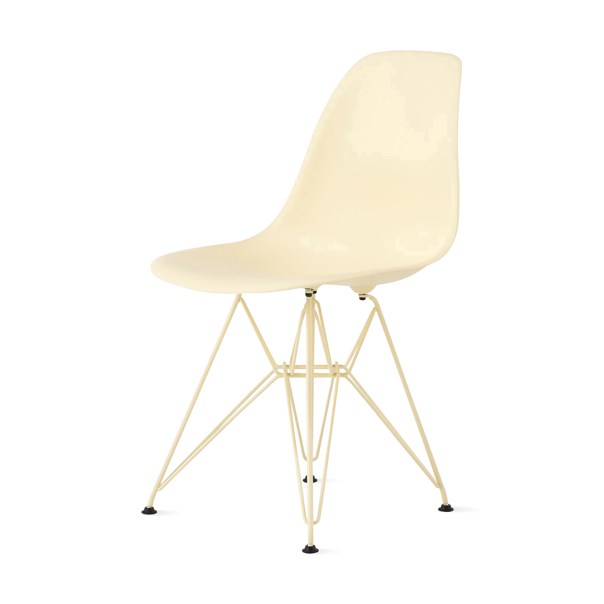Herman Miller x HAY Eames Molded Recycled Plastic Side Chair - Powder Yellow