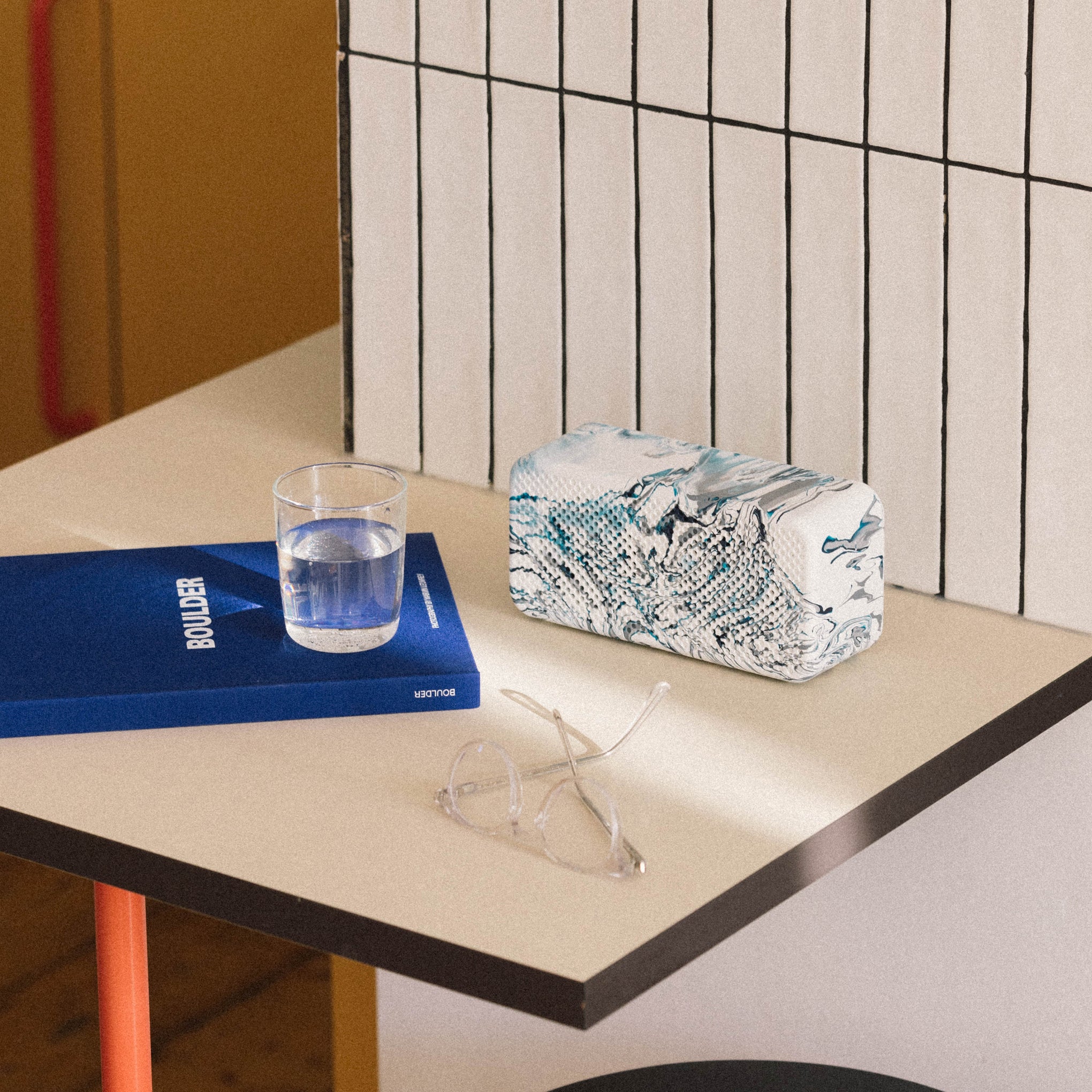 Gomi Recycled Plastic Bluetooth Speaker - White - Image 2