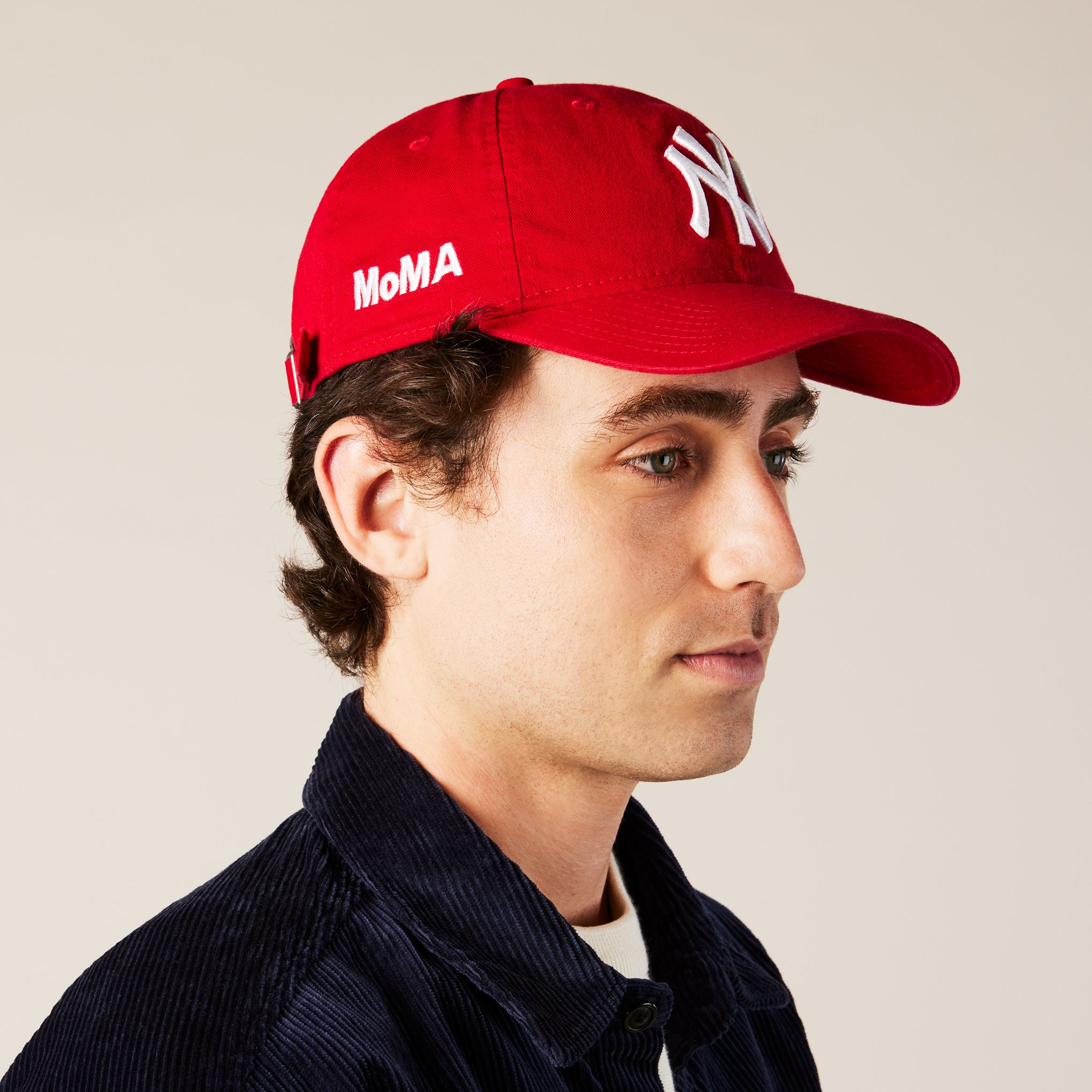 MoMA NY Yankees Adjustable Baseball Cap - Scarlet - Image 7