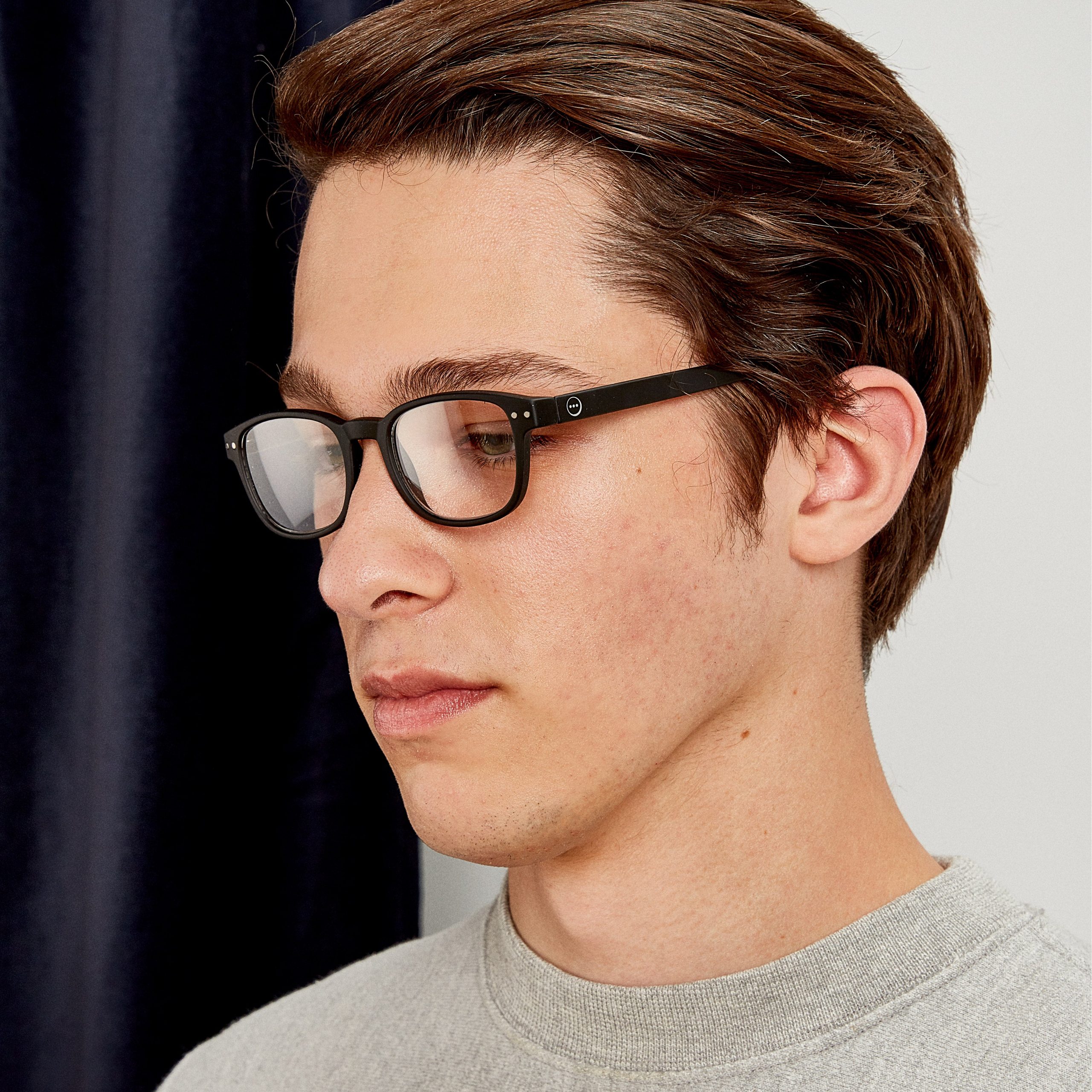 IZIPIZI Rectangular Reading Glasses #B - Black - Image 3