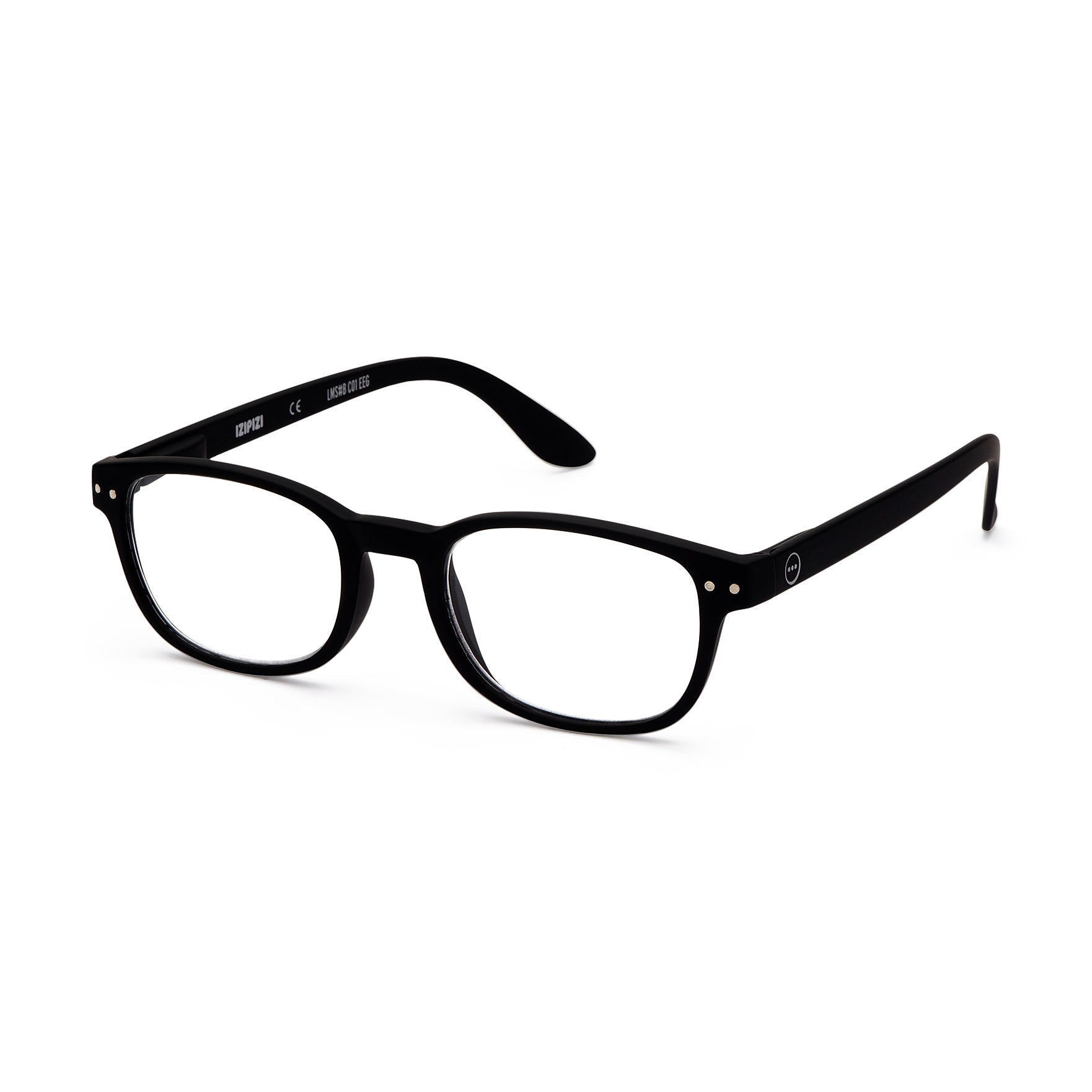 IZIPIZI Rectangular Reading Glasses #B - Black