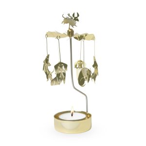 Dachshund Dogs Rotary Tea Light Candle Holder