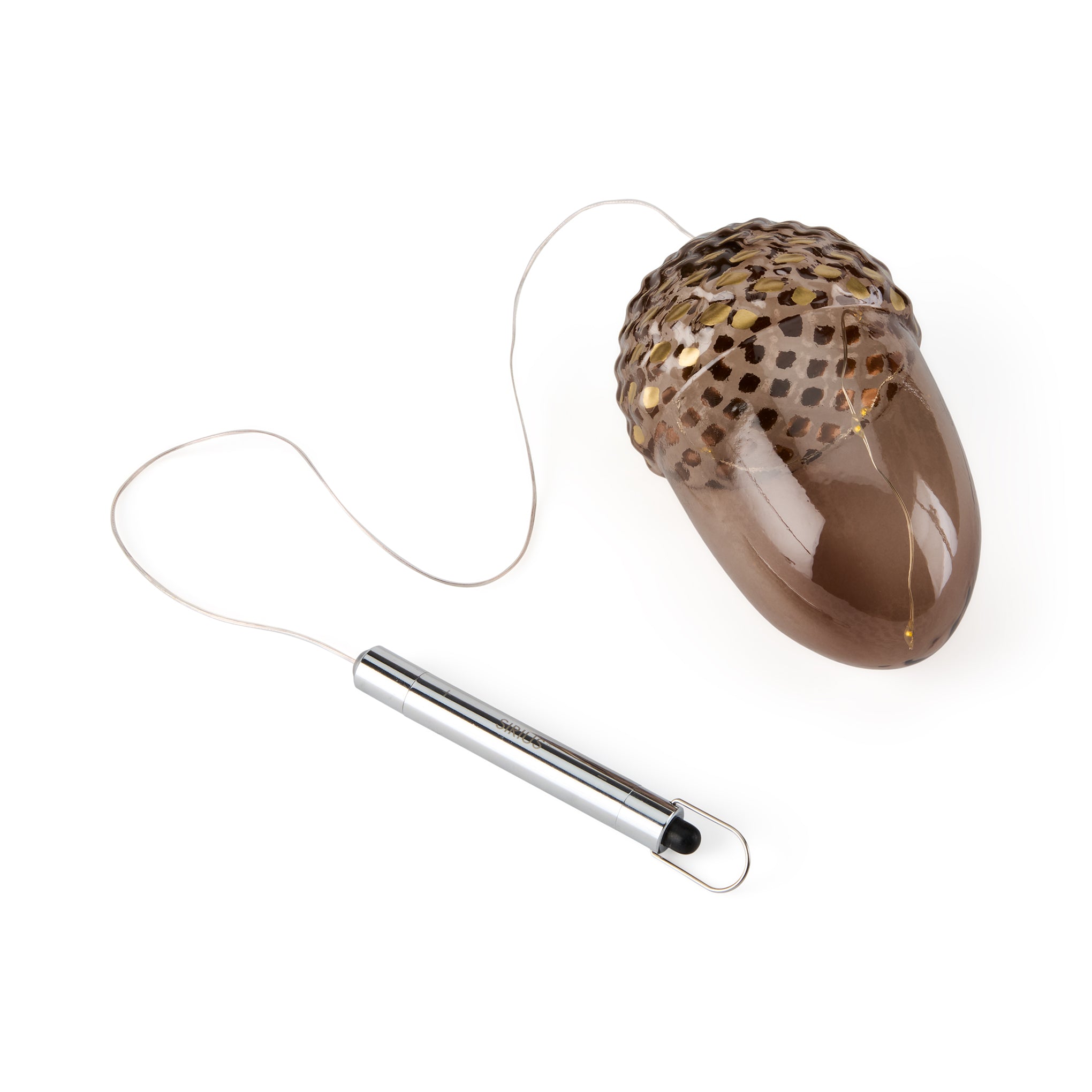 LED Acorn Holiday Ornament - Image 4