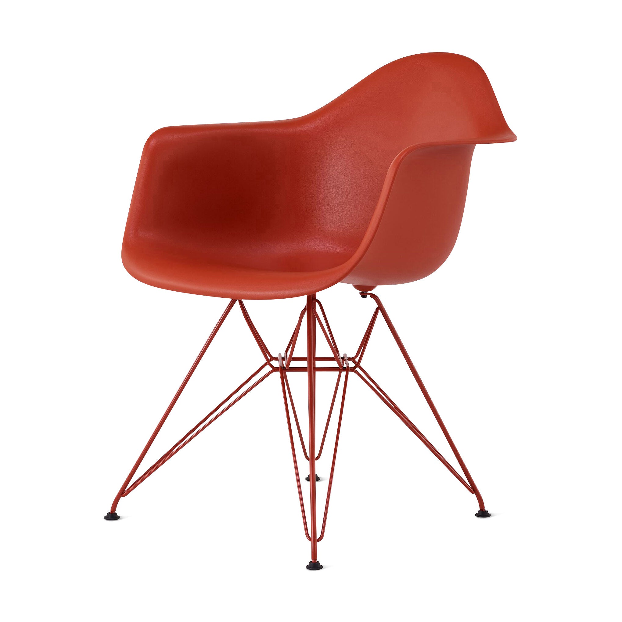 Herman Miller x HAY Eames Molded Recycled Plastic Armchair - Iron Red