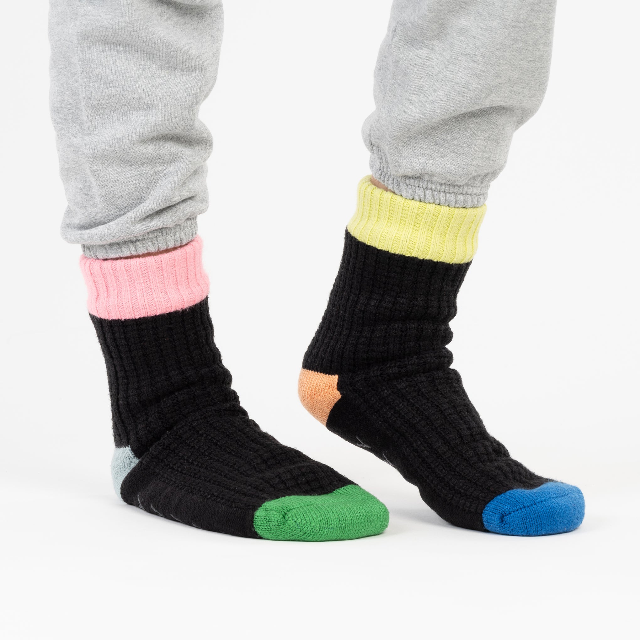 Verloop Knit House Socks - Spot Black - Image 2