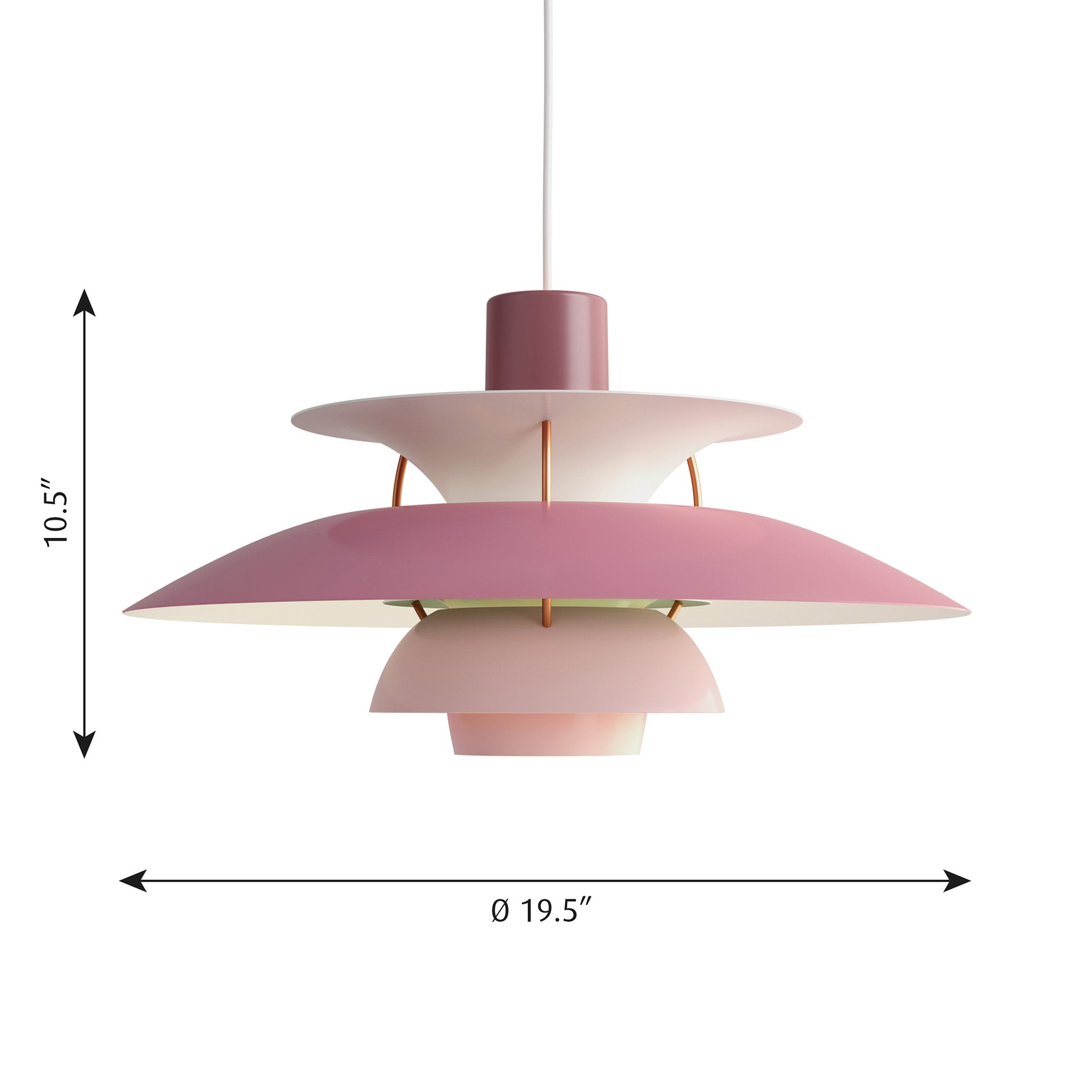 PH 5 Hanging Lamp - Rose - Image 4
