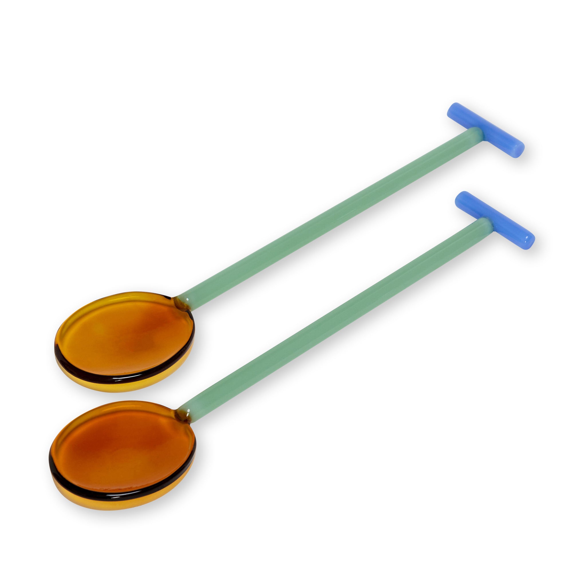 Crave Glass Salad Servers? - Set of 2